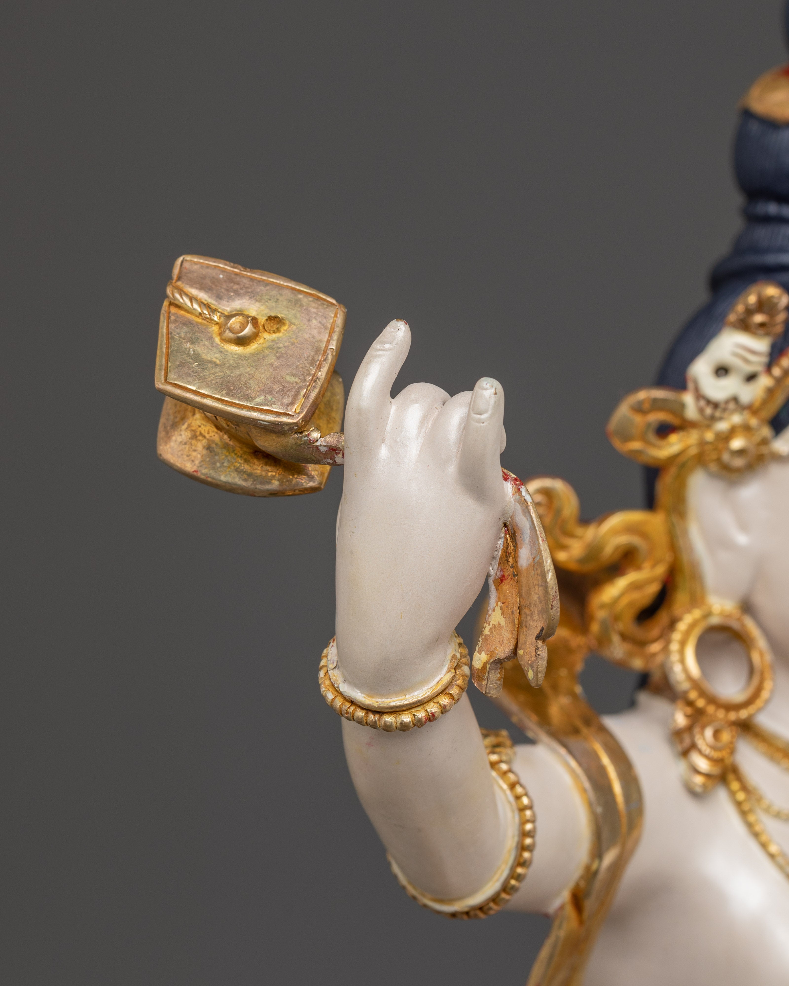 Handmade Machig Labdron Statue: Buddhist Yogini