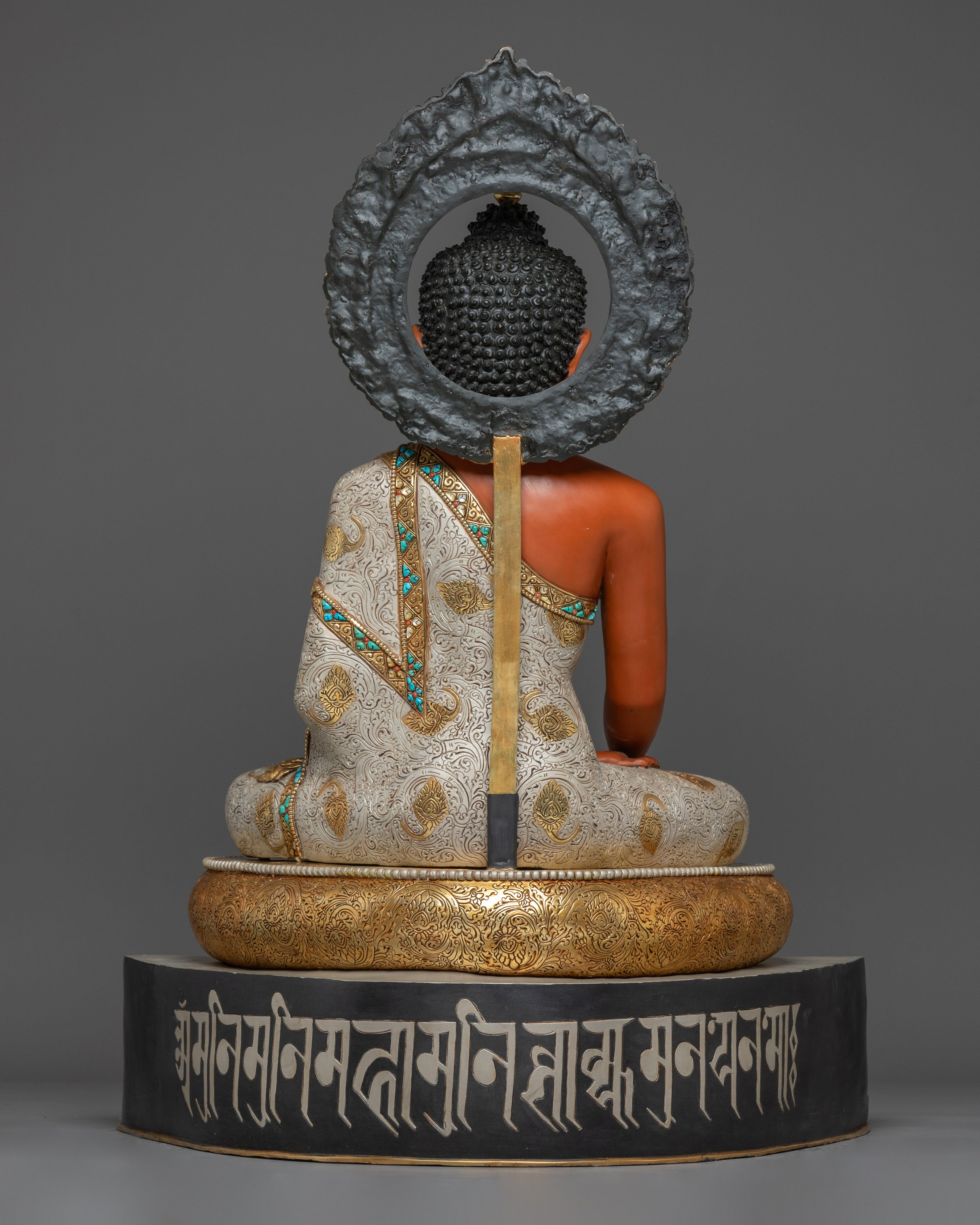 Shakyamuni Buddha Statue: Handmade Copper Art