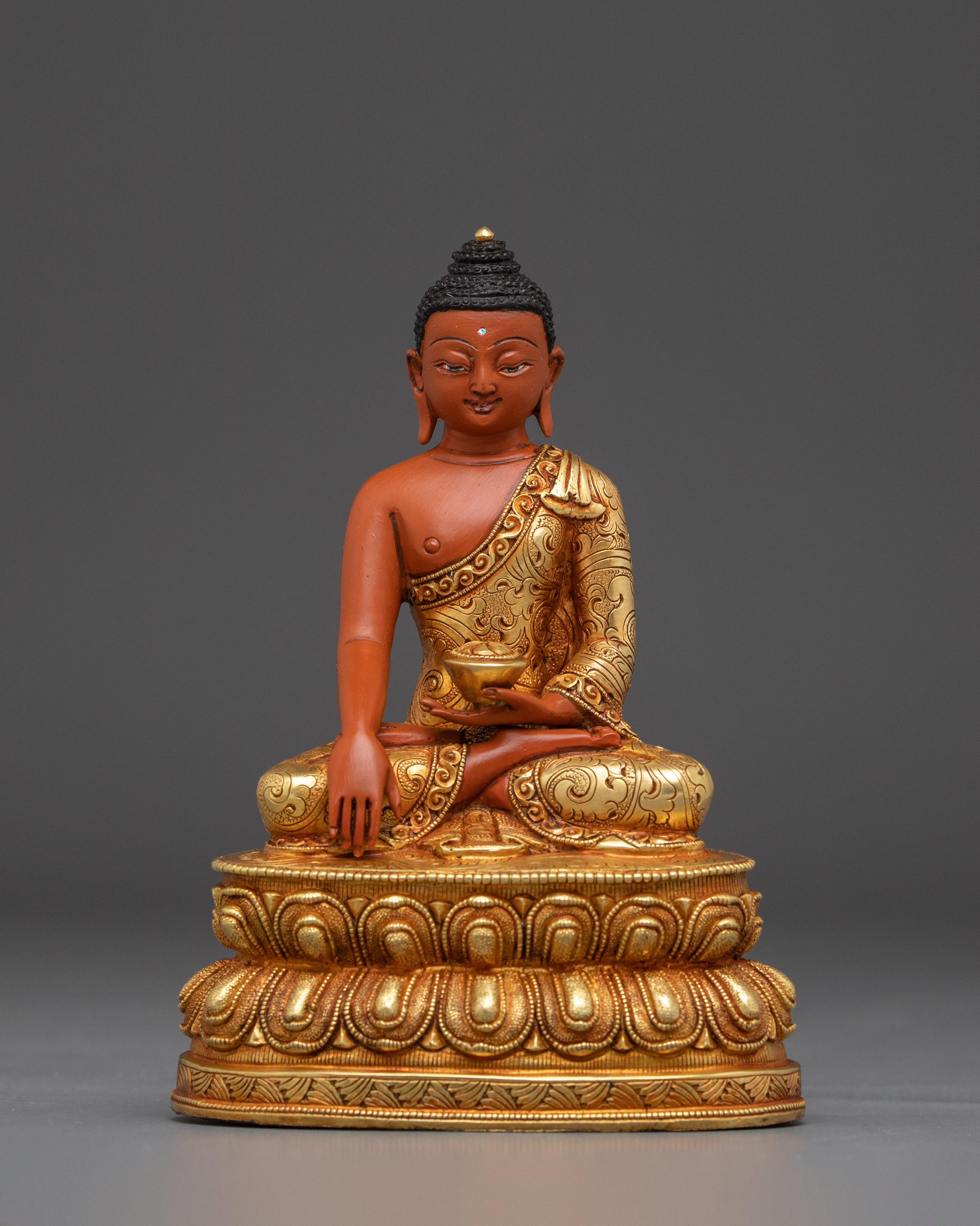 Himalayan Handmade Five Buddha Set Artwork | Tibetan Buddhist Deity