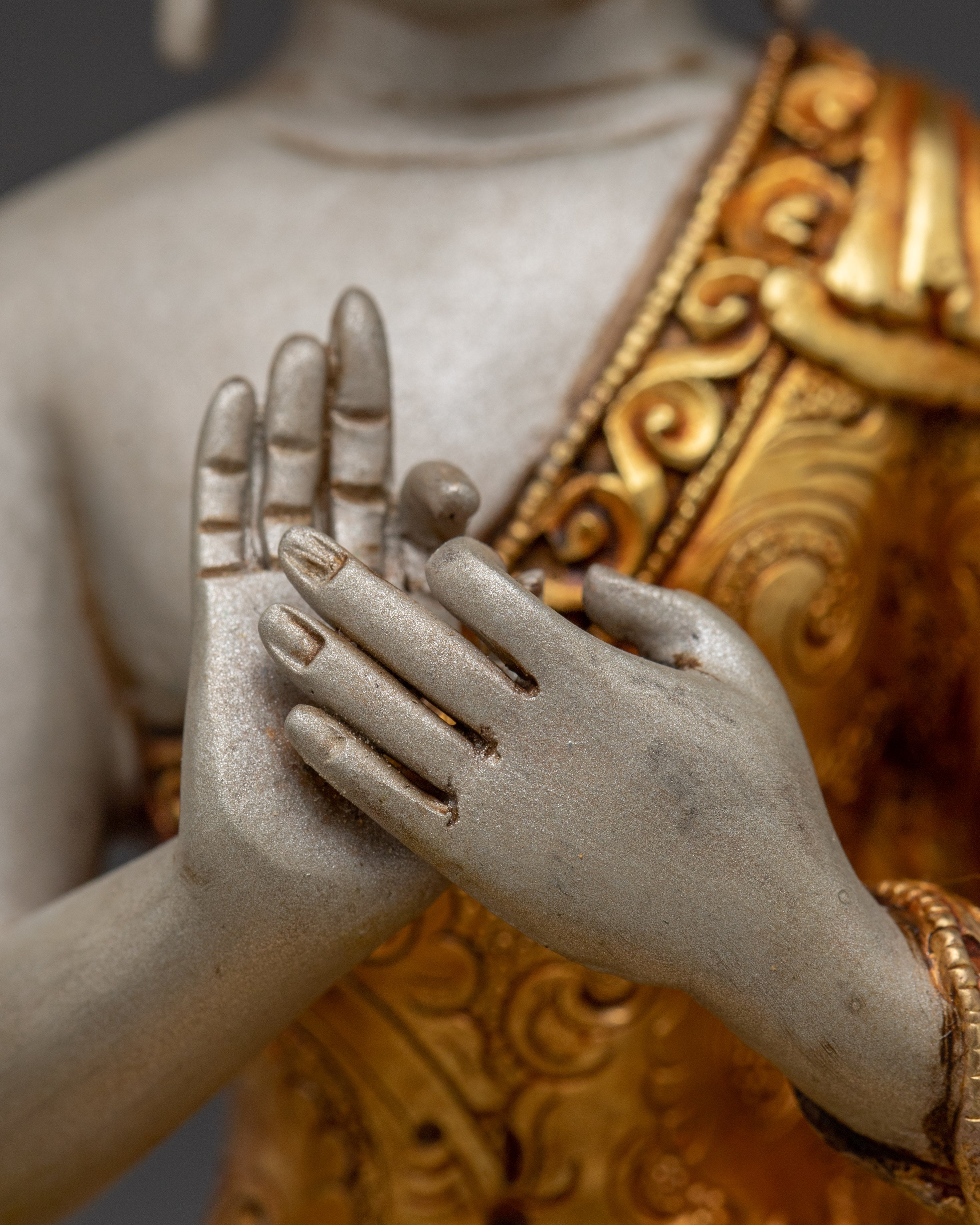 Himalayan Handmade Five Buddha Set Artwork | Tibetan Buddhist Deity