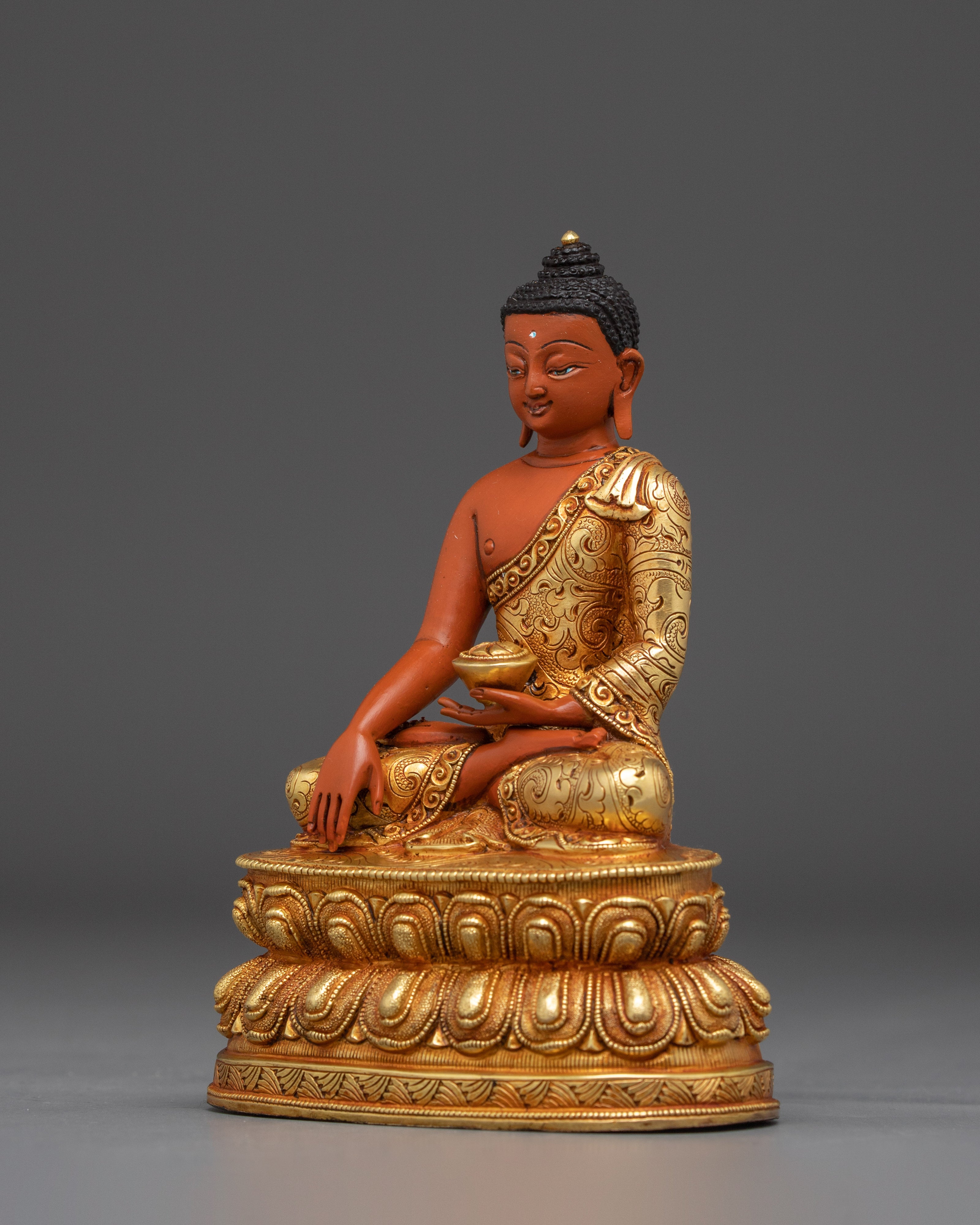 Himalayan Handmade Five Buddha Set Artwork | Tibetan Buddhist Deity