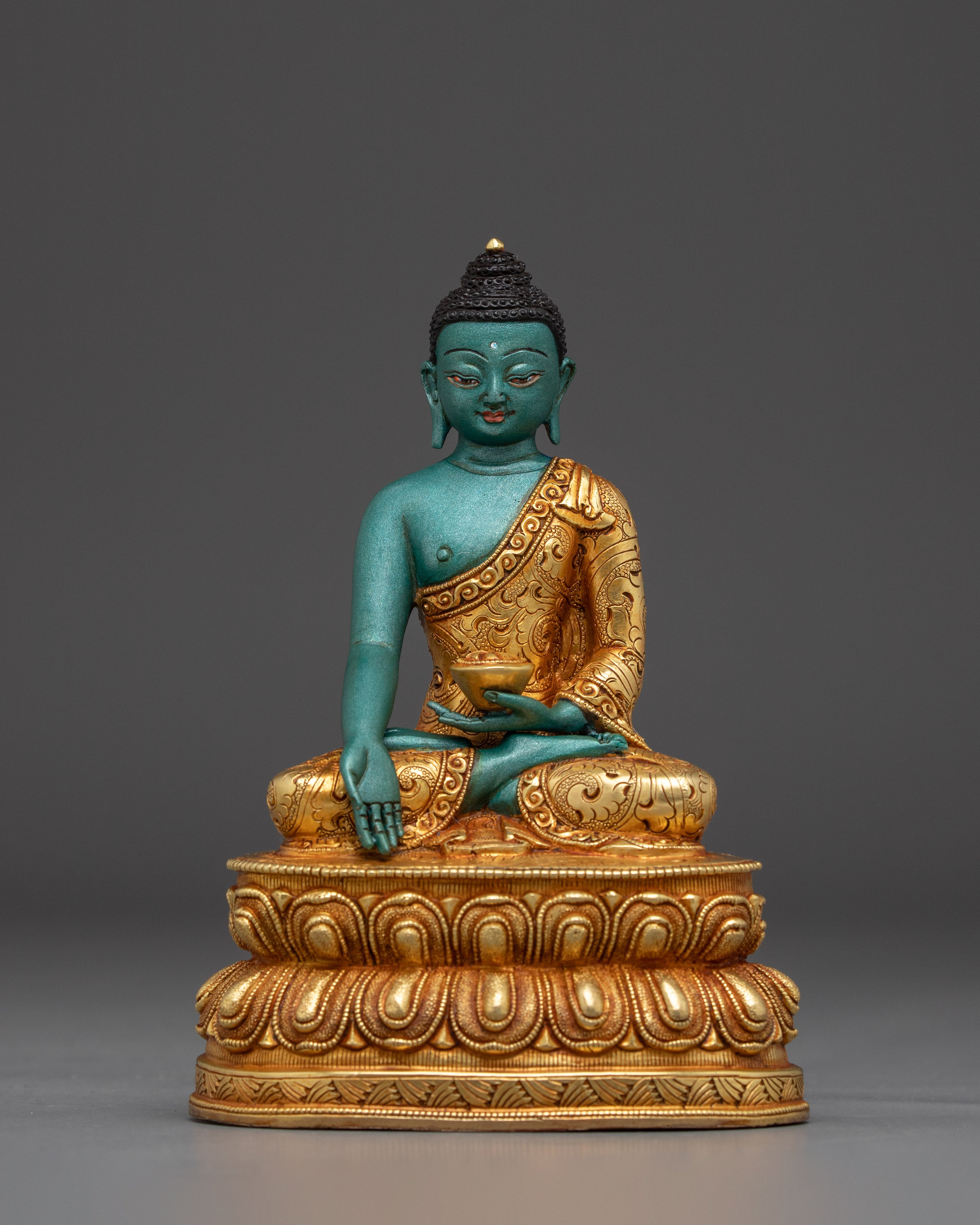 Himalayan Handmade Five Buddha Set Artwork | Tibetan Buddhist Deity