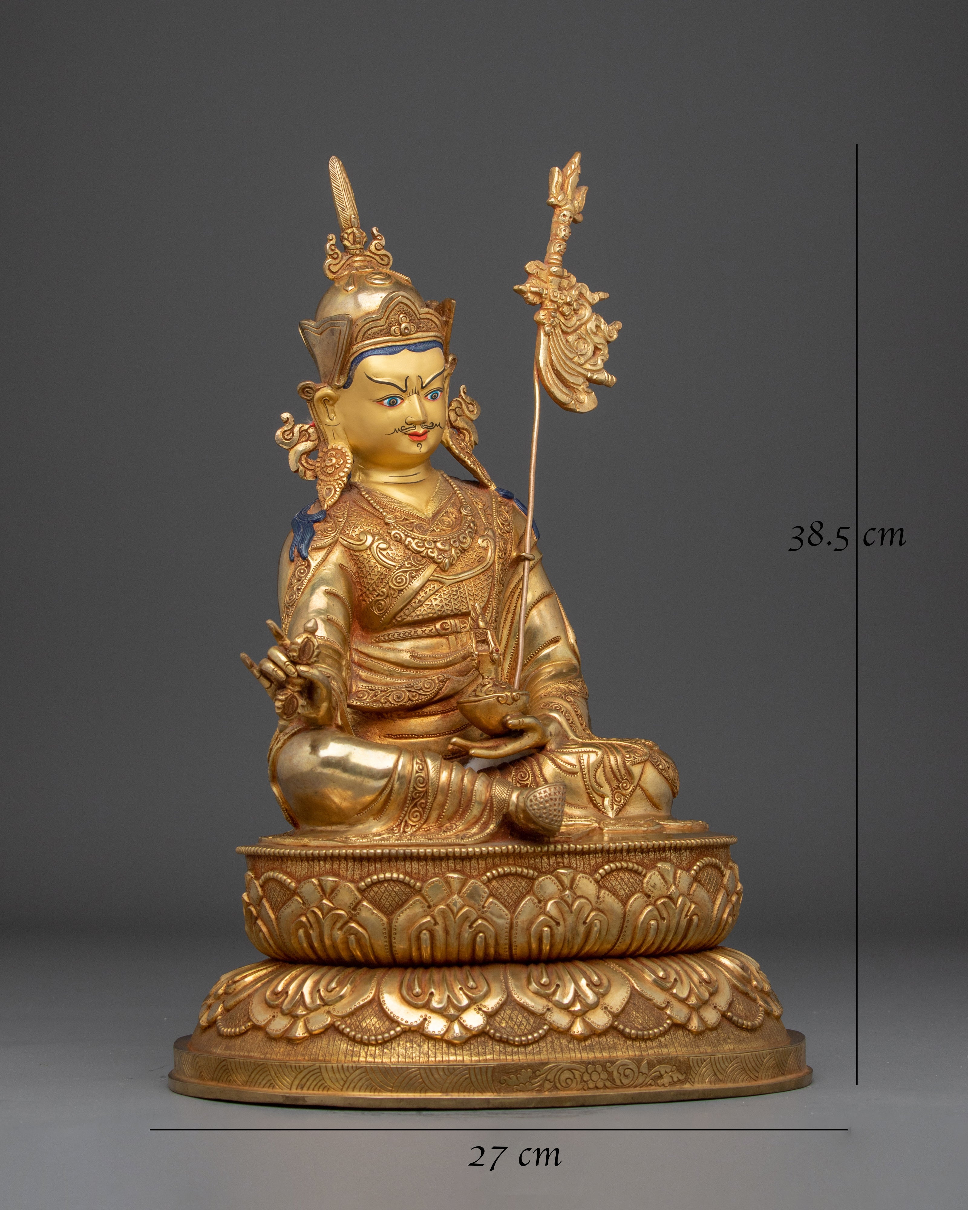Guru Rinpoche (Padmasambhava) Copper Artwork
