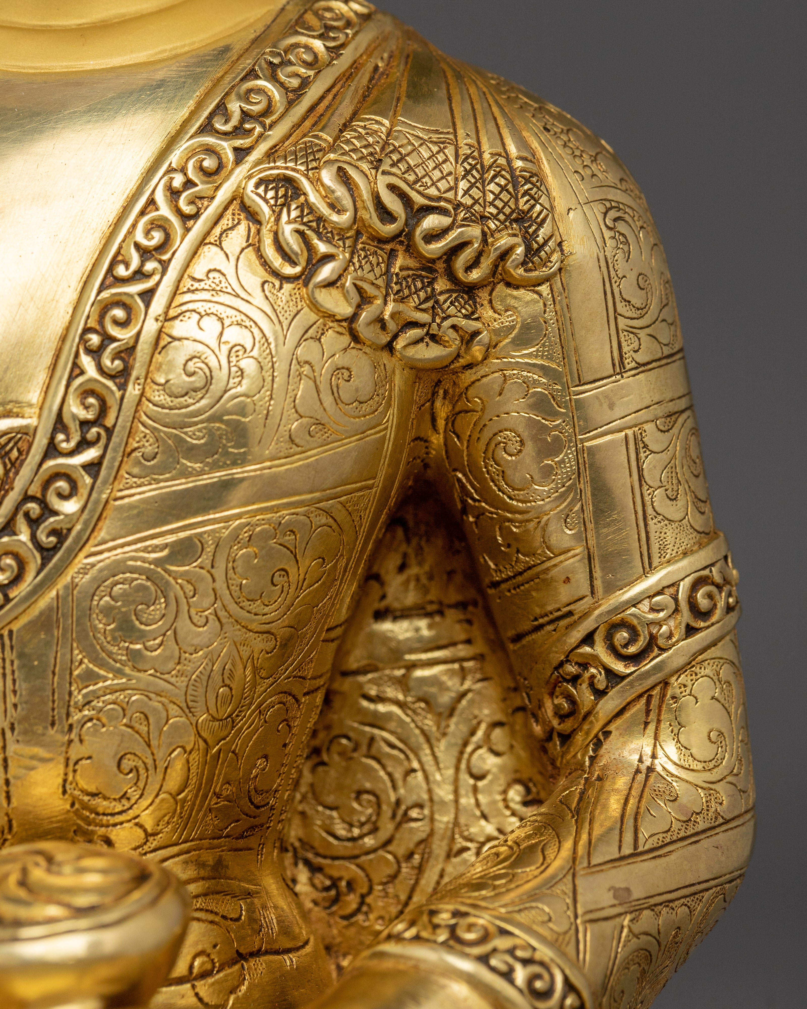 12 Inch Shakyamuni Buddha Copper Statue for Sale