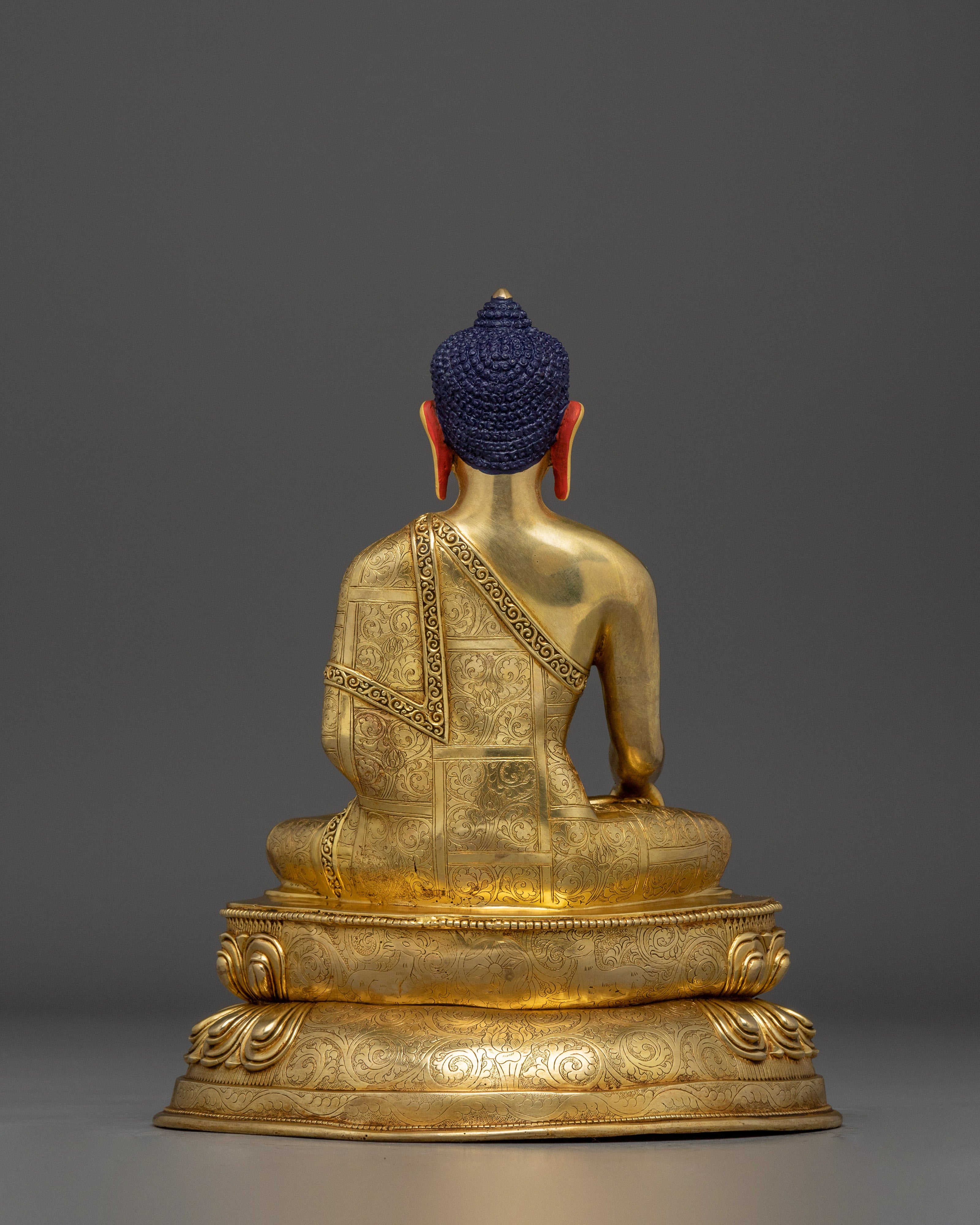 12 Inch Shakyamuni Buddha Copper Statue for Sale