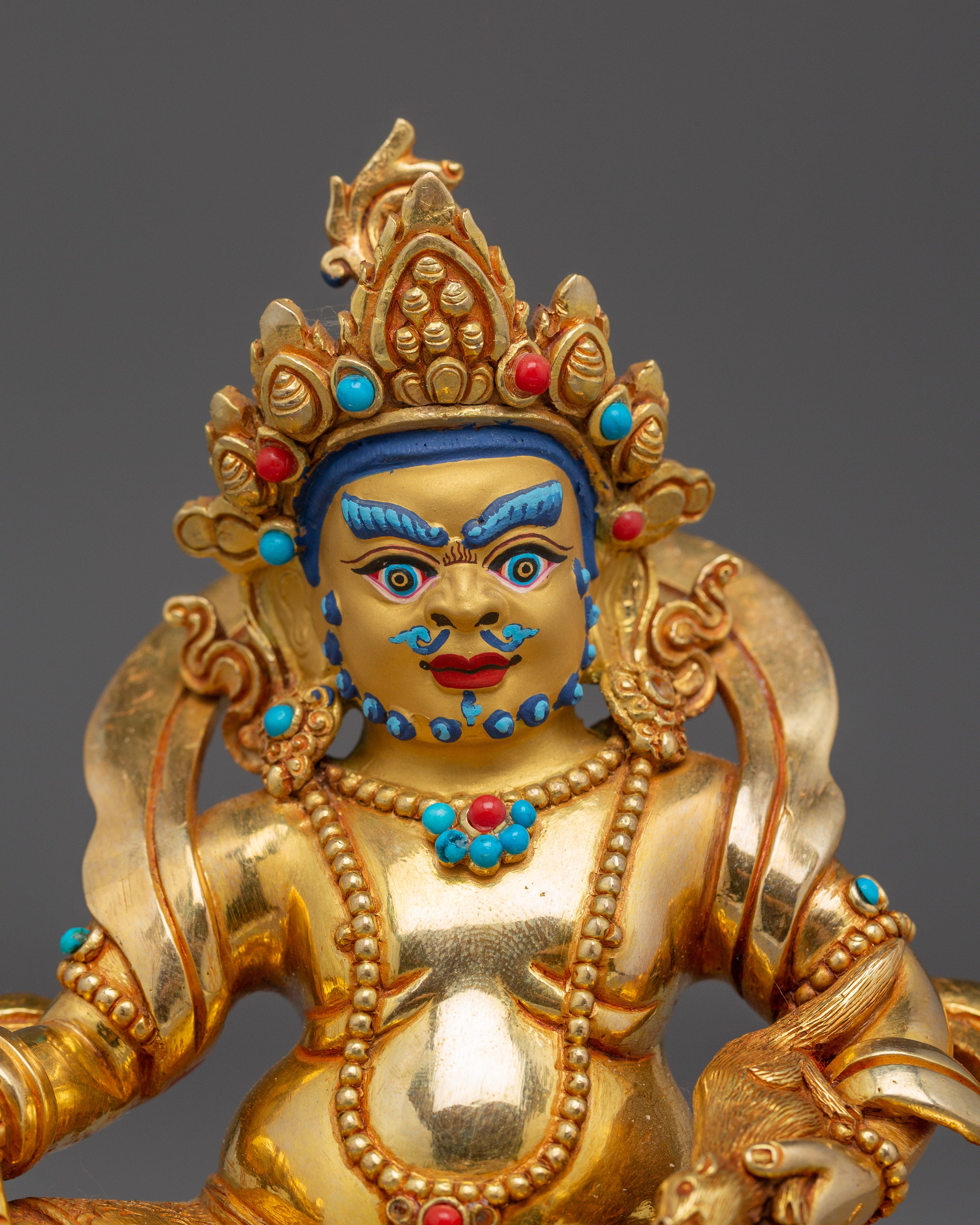 Dzambhala Statue: Buddhist Wealth Lord