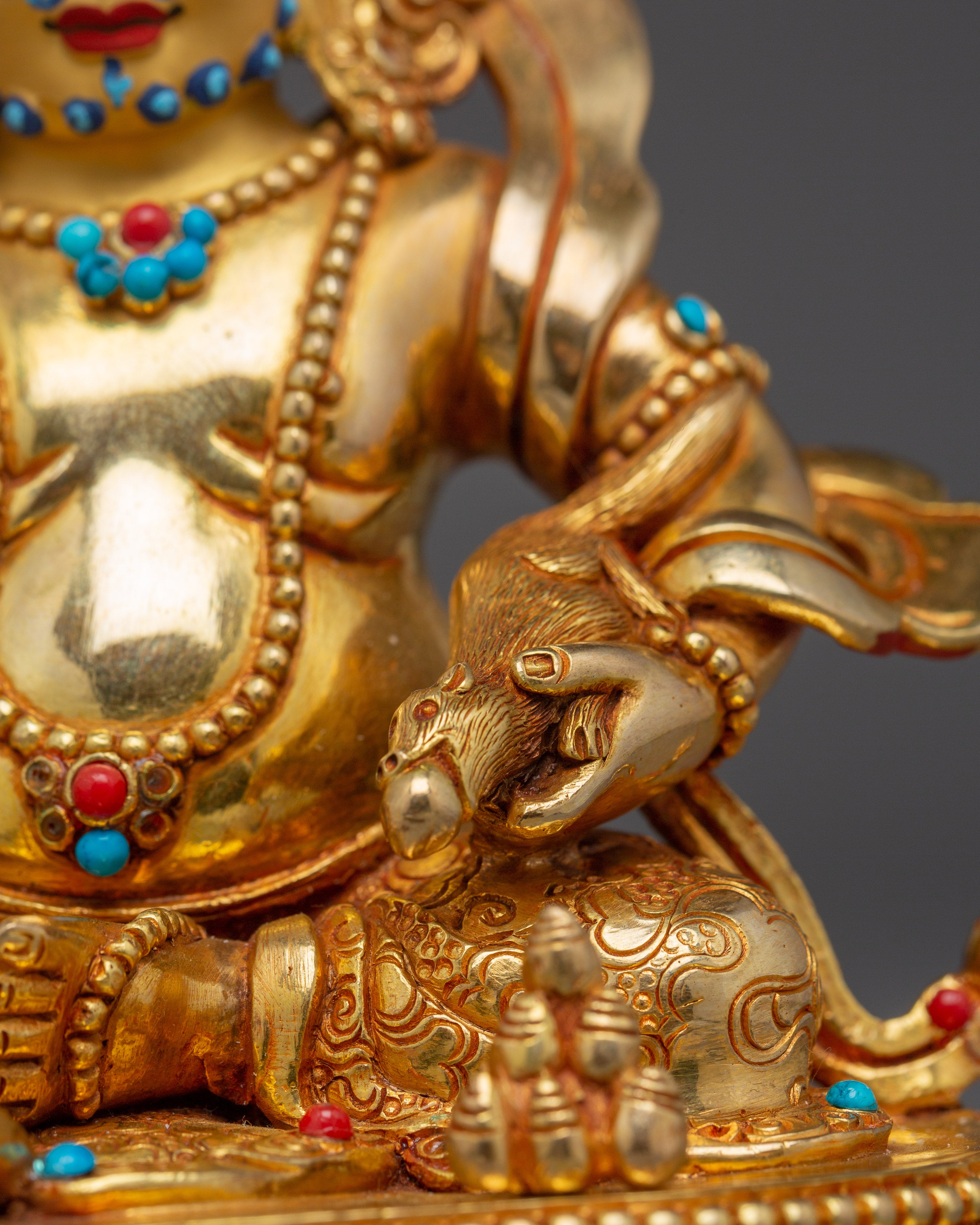 Dzambhala Statue: Buddhist Wealth Lord