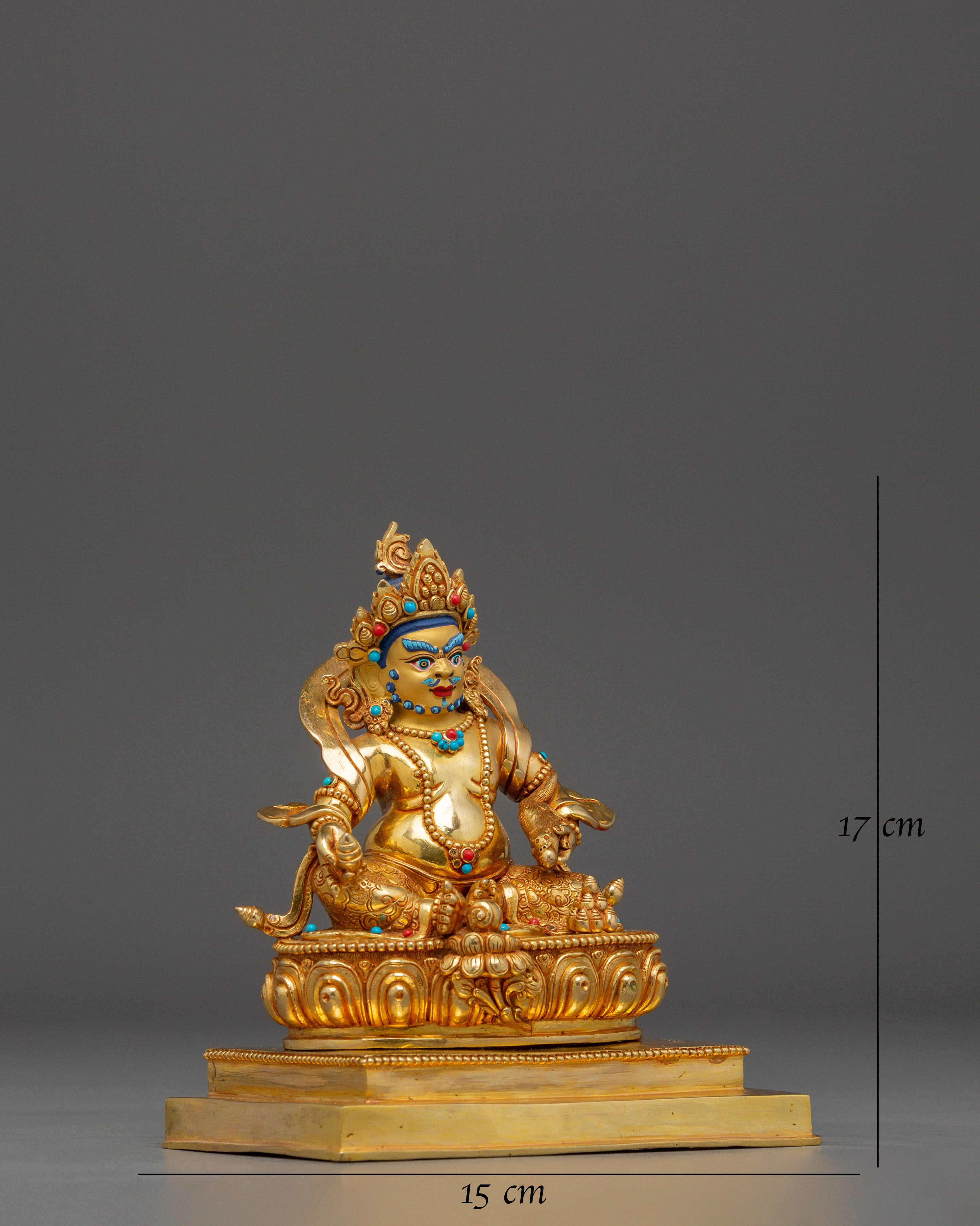Dzambhala Statue: Buddhist Wealth Lord