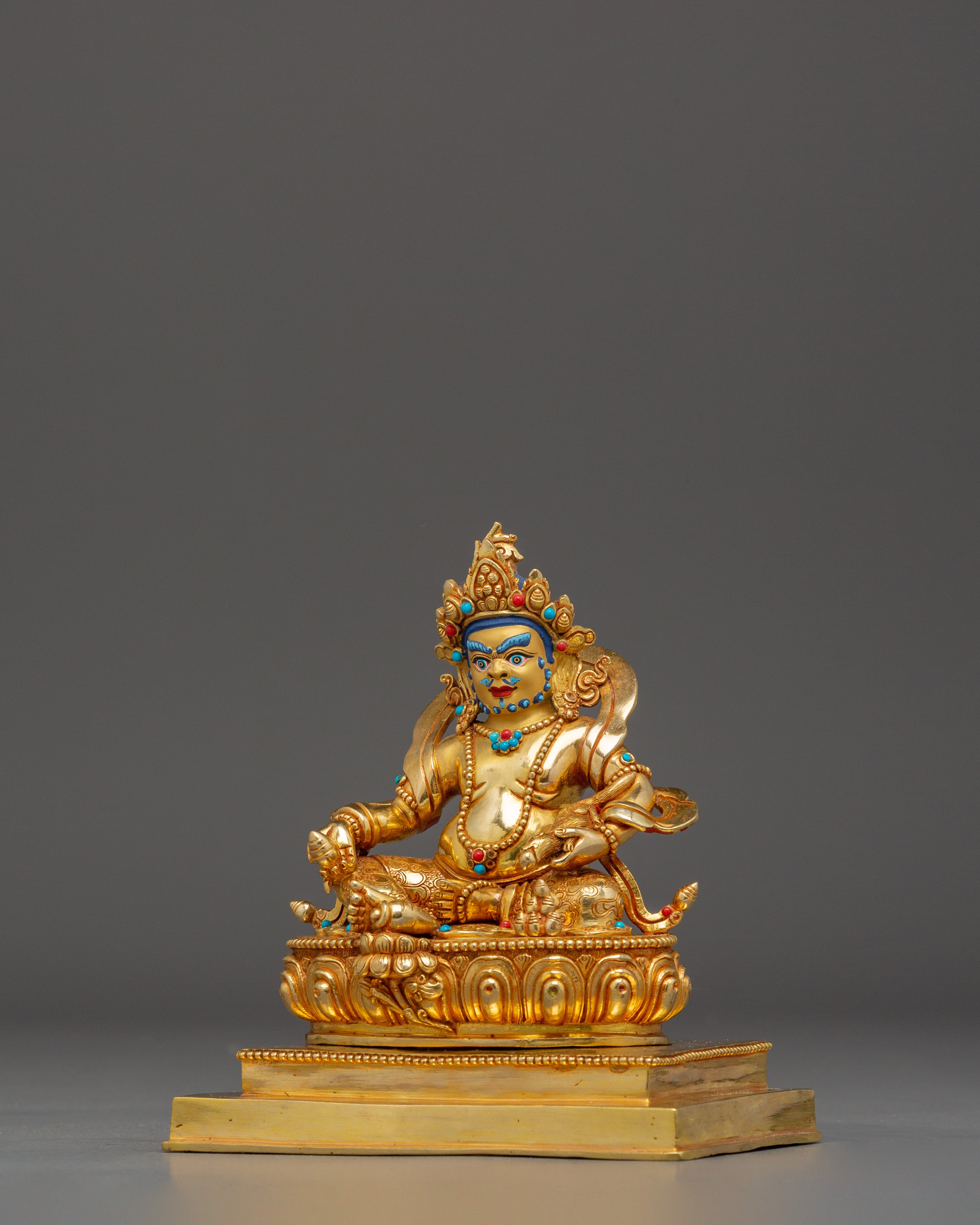 Dzambhala Statue: Buddhist Wealth Lord