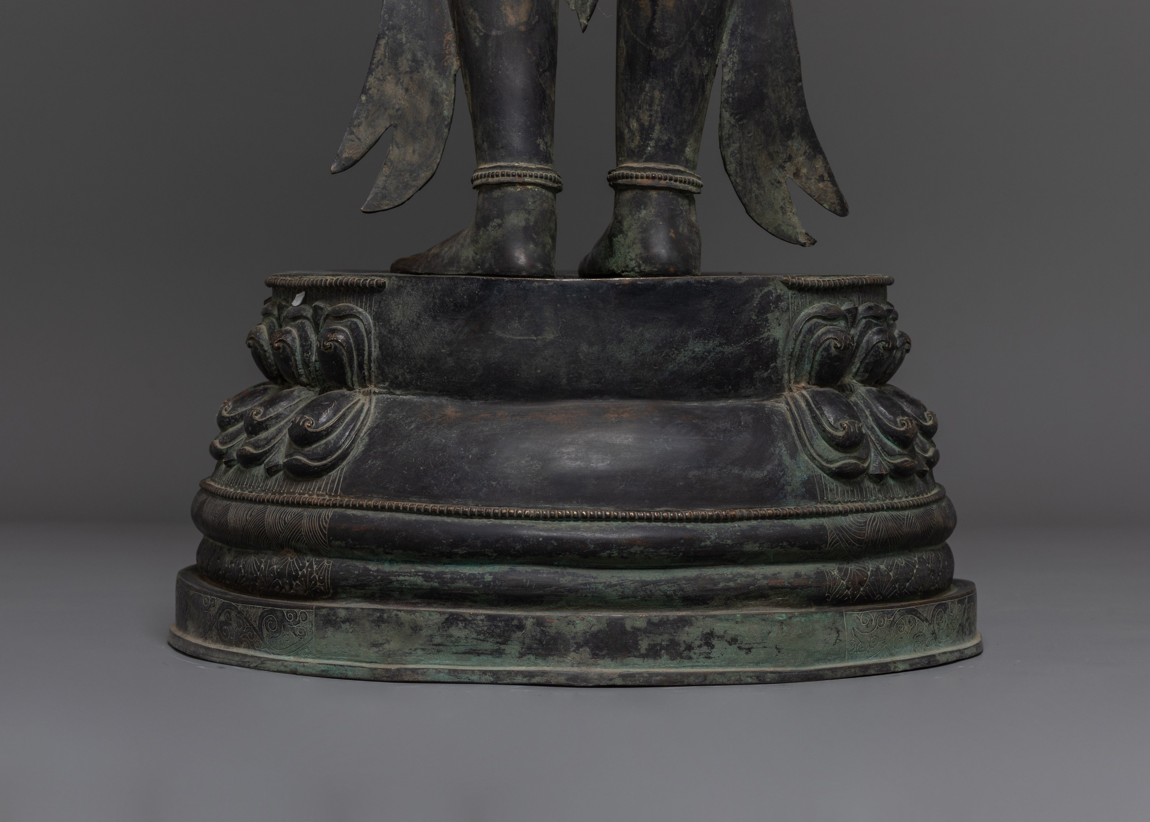 Copper Standing Vajrasattva Statue | Dorje Sempa Sculpture