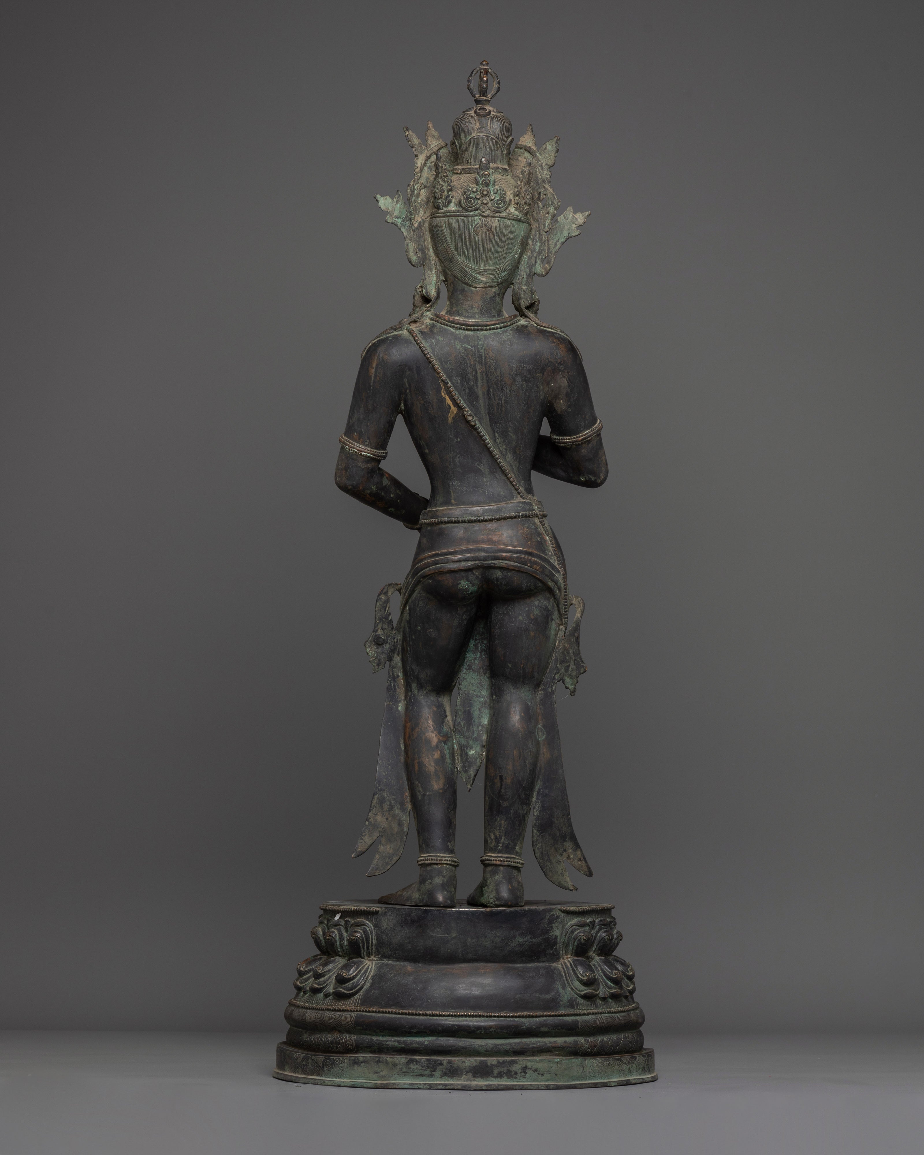 Copper Standing Vajrasattva Statue | Dorje Sempa Sculpture