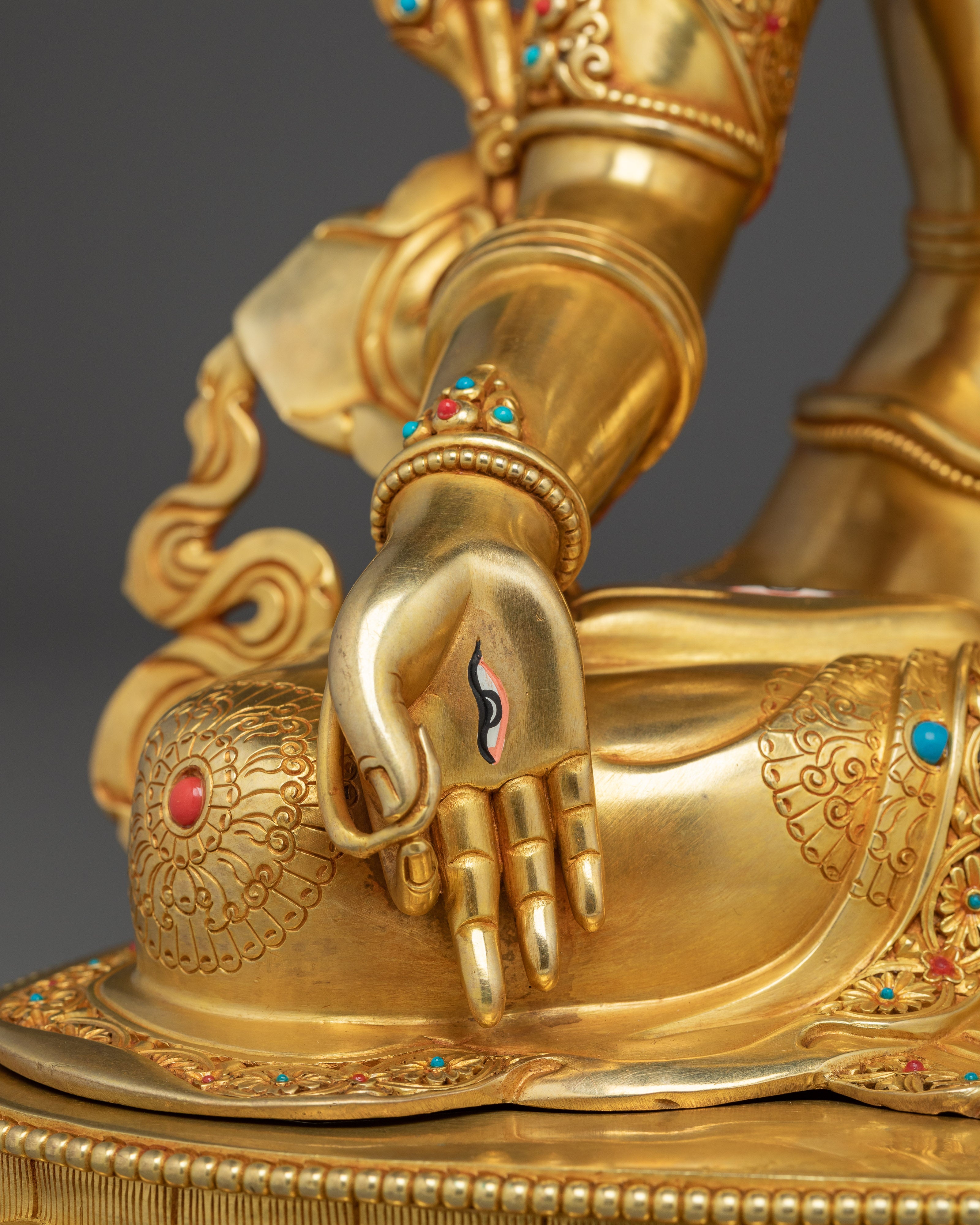 White Tara Artwork, Goddess of Longevity and Healing