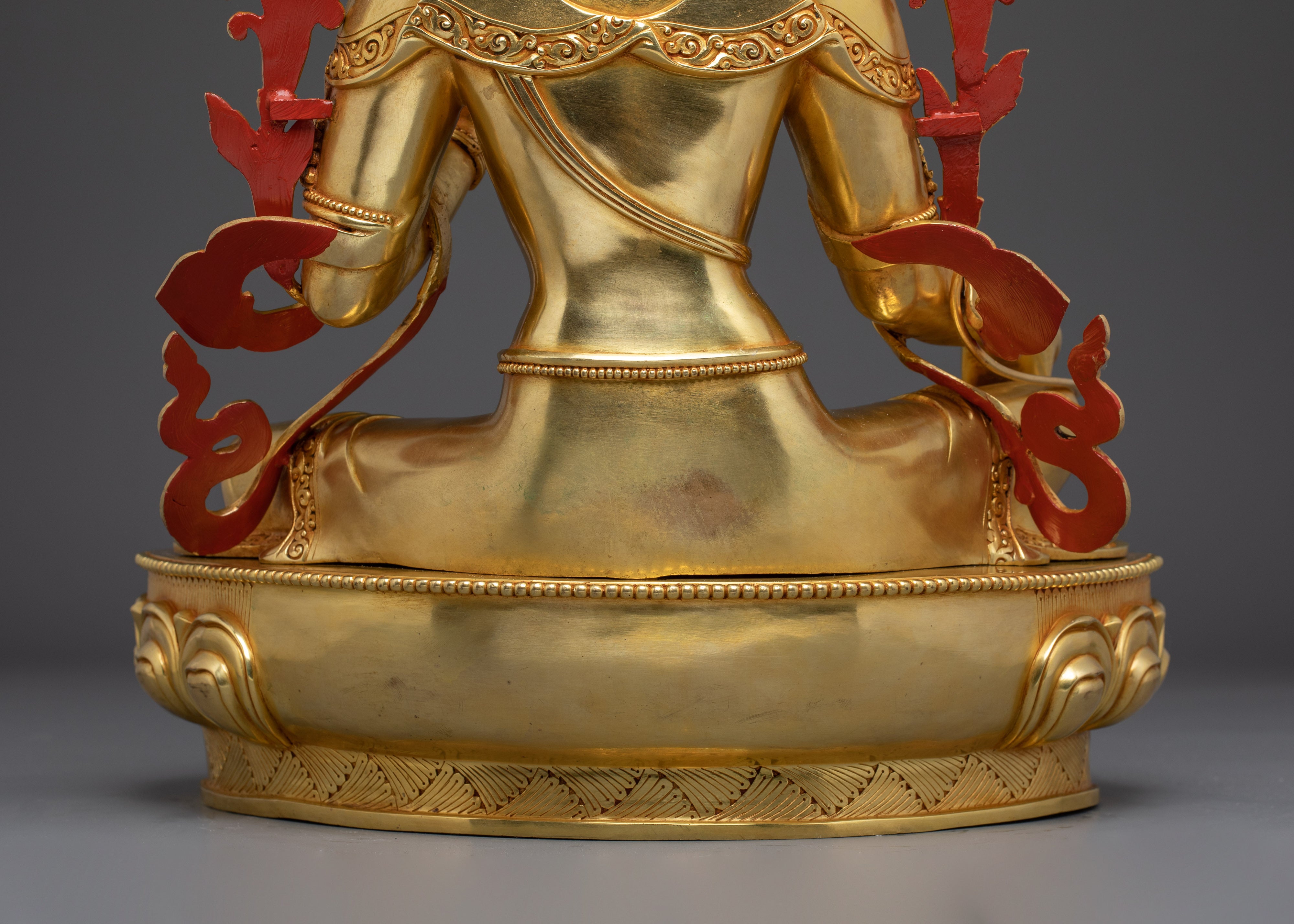 Gold Gilded Icon Green Tara | Himalayan Deity of Loving Wisdom