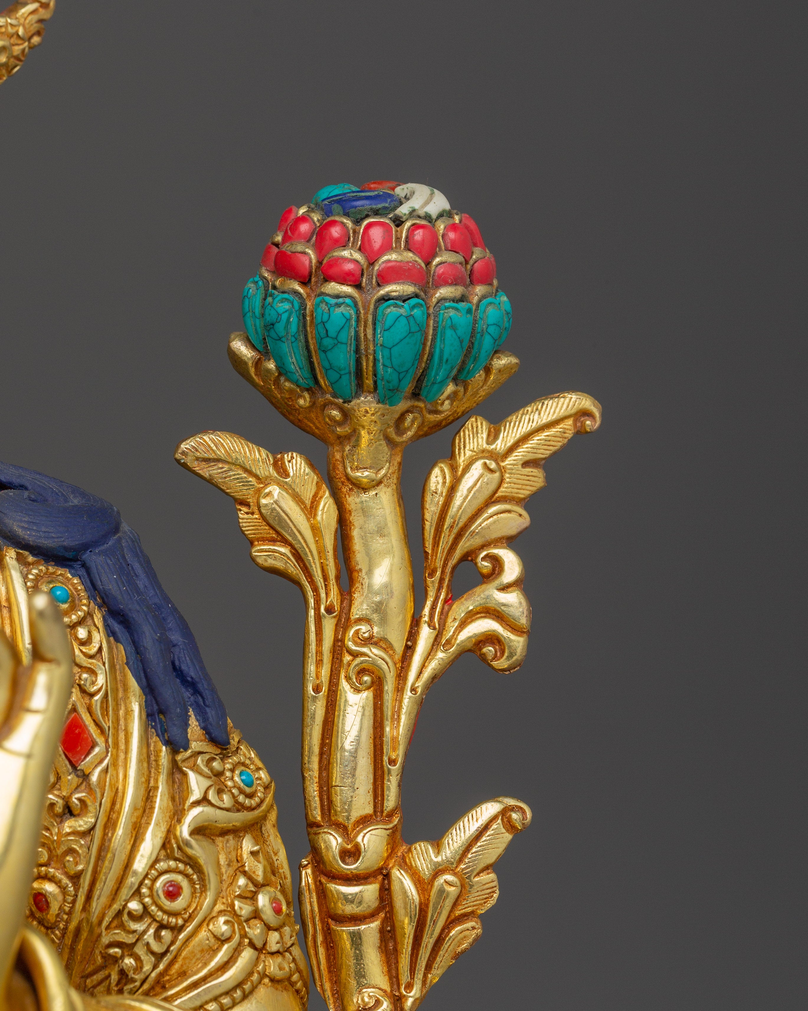 Green Tara Statue: Buddhist Protection Goddess