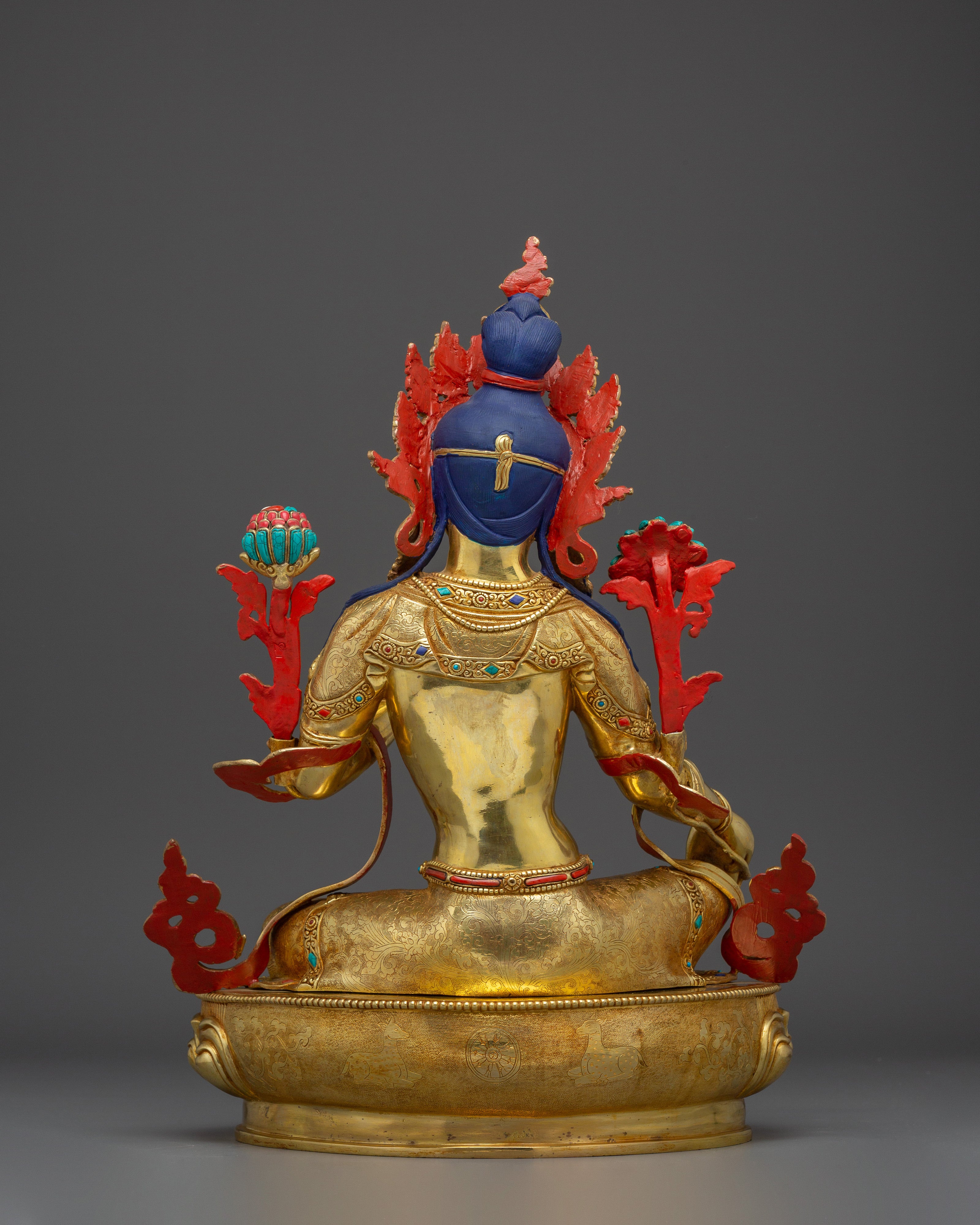 Green Tara Statue: Buddhist Protection Goddess