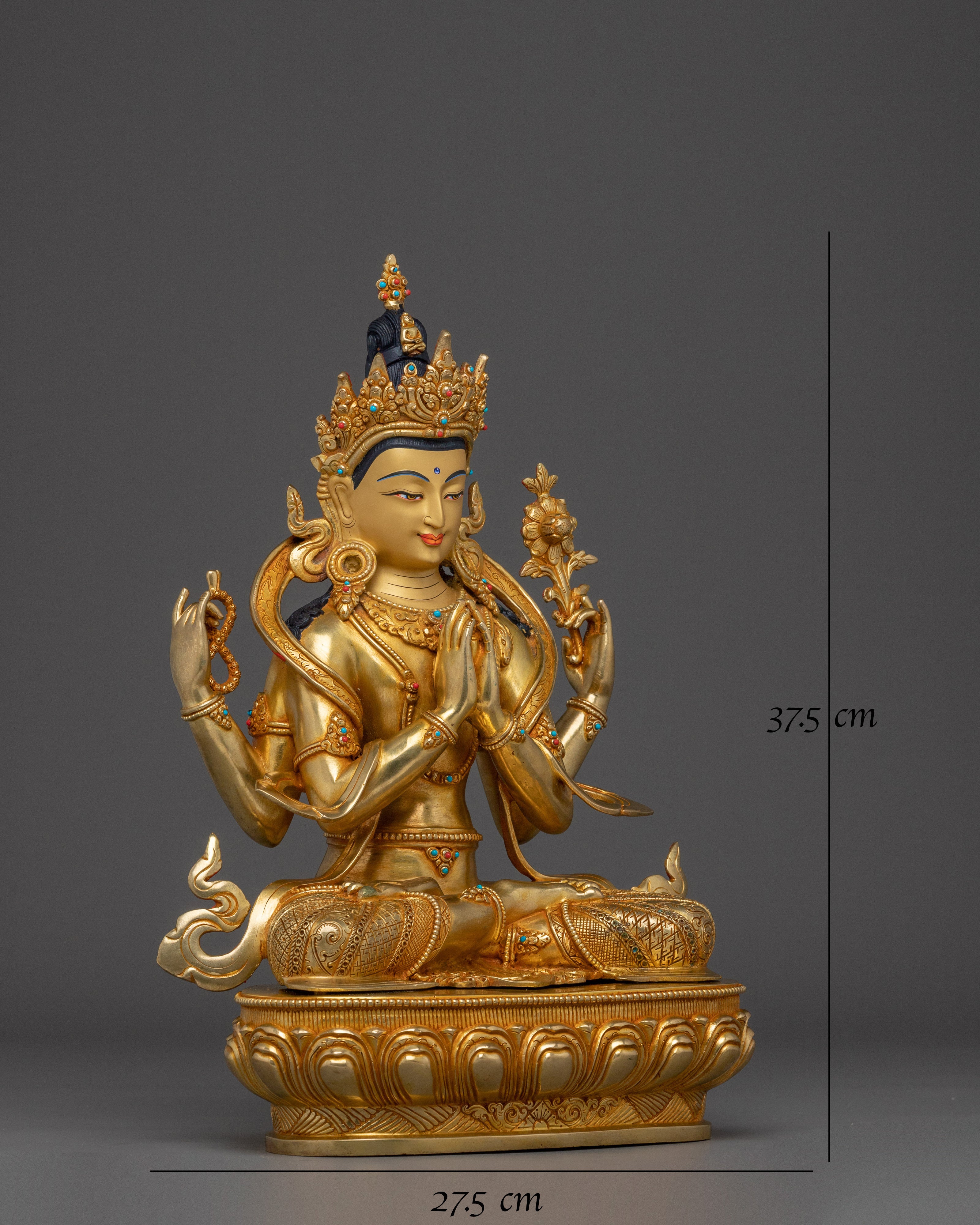 Statue of Chenrezig: The Buddhist Compassion Bodhisattva