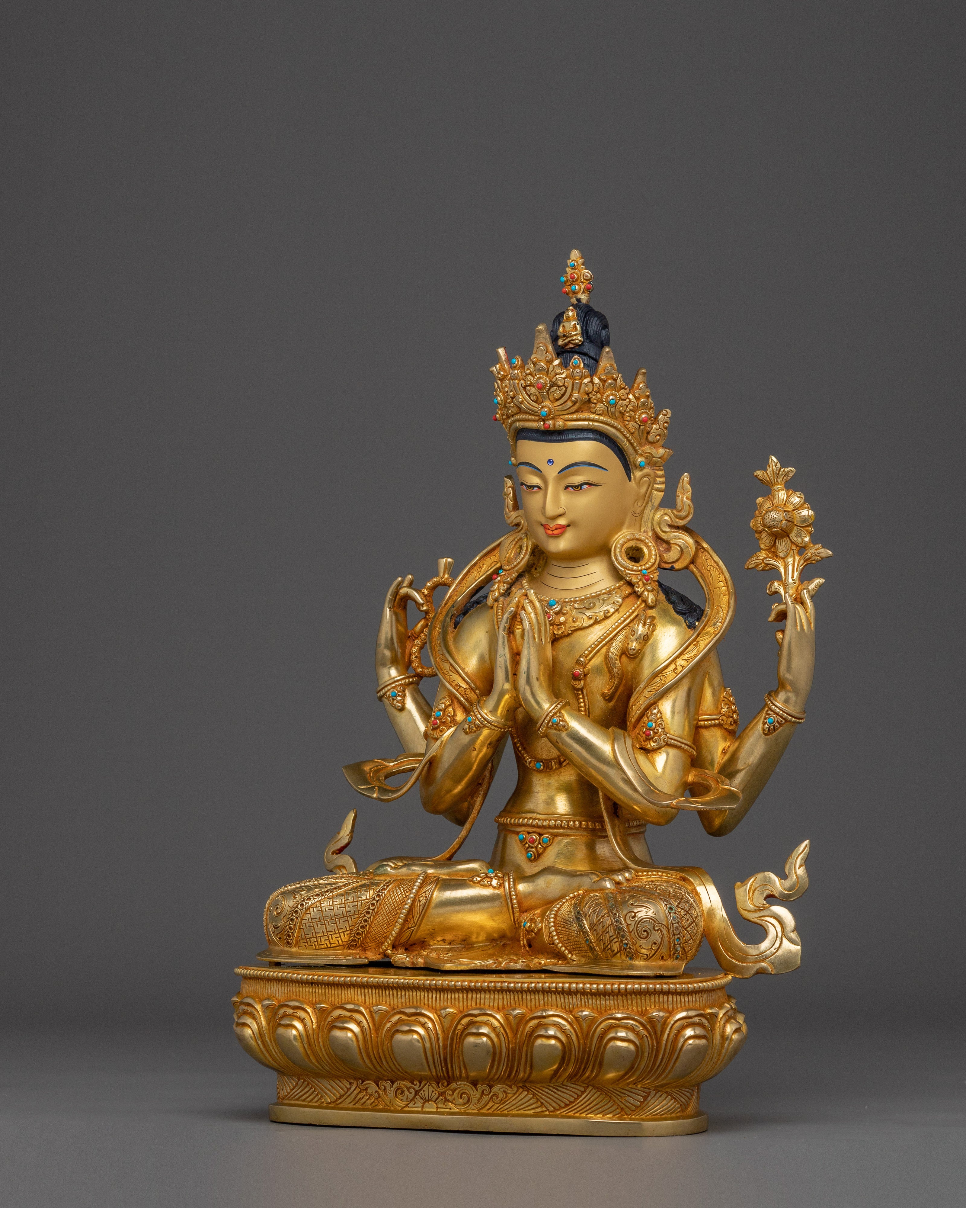Statue of Chenrezig: The Buddhist Compassion Bodhisattva