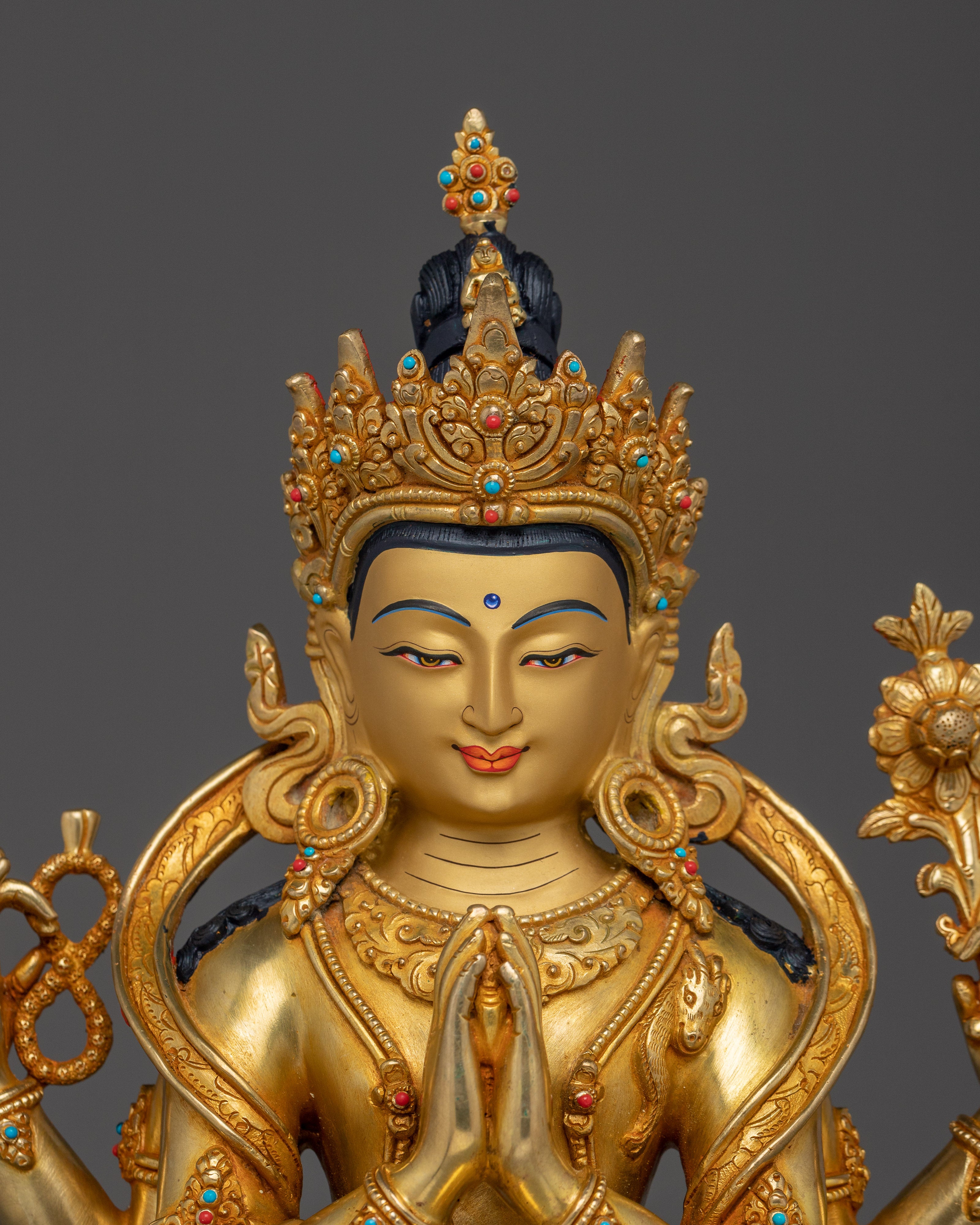 Statue of Chenrezig: The Buddhist Compassion Bodhisattva
