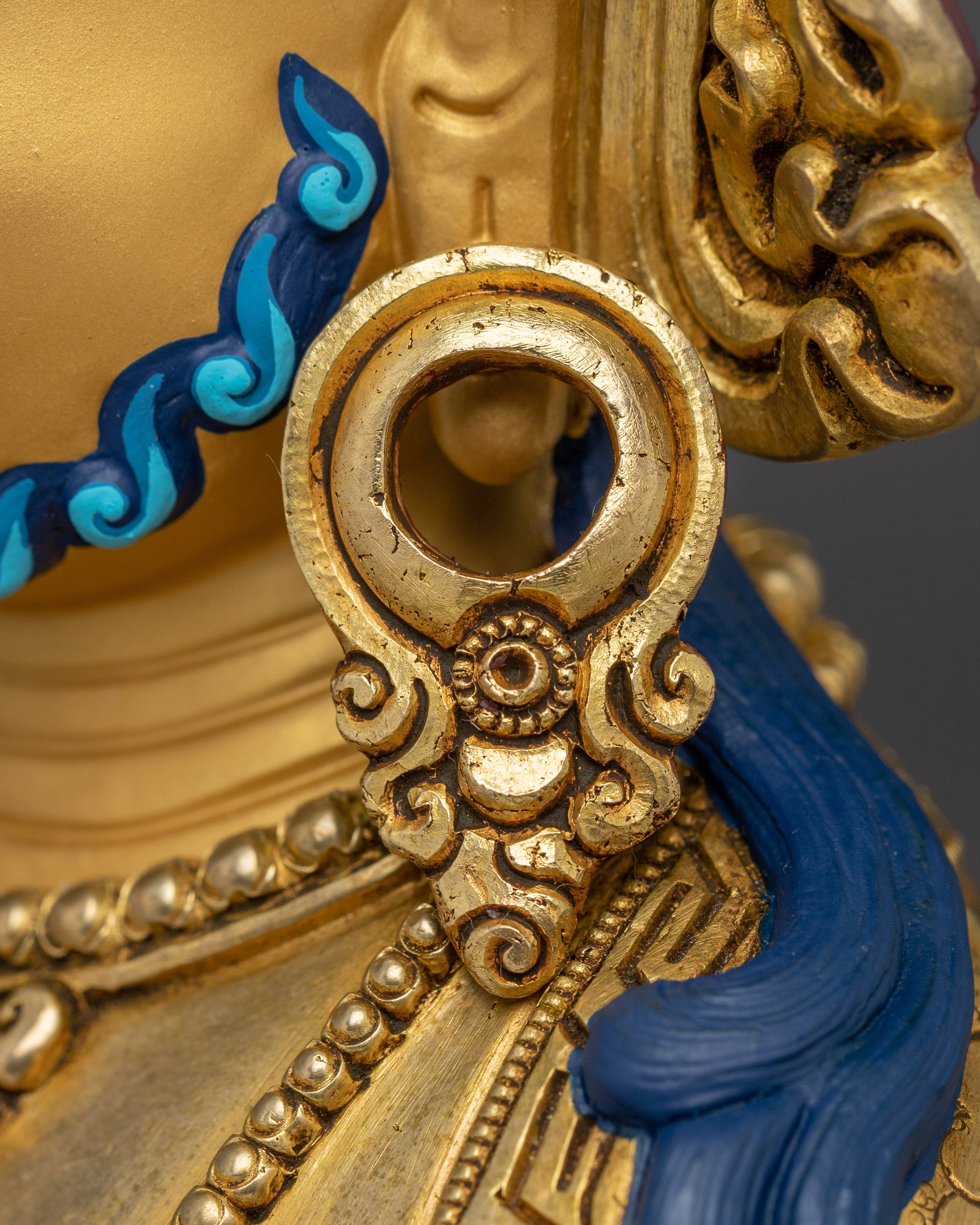 Gold Dzambhala Wealth and Prosperity Statue | A Perfect Symbol of Decor