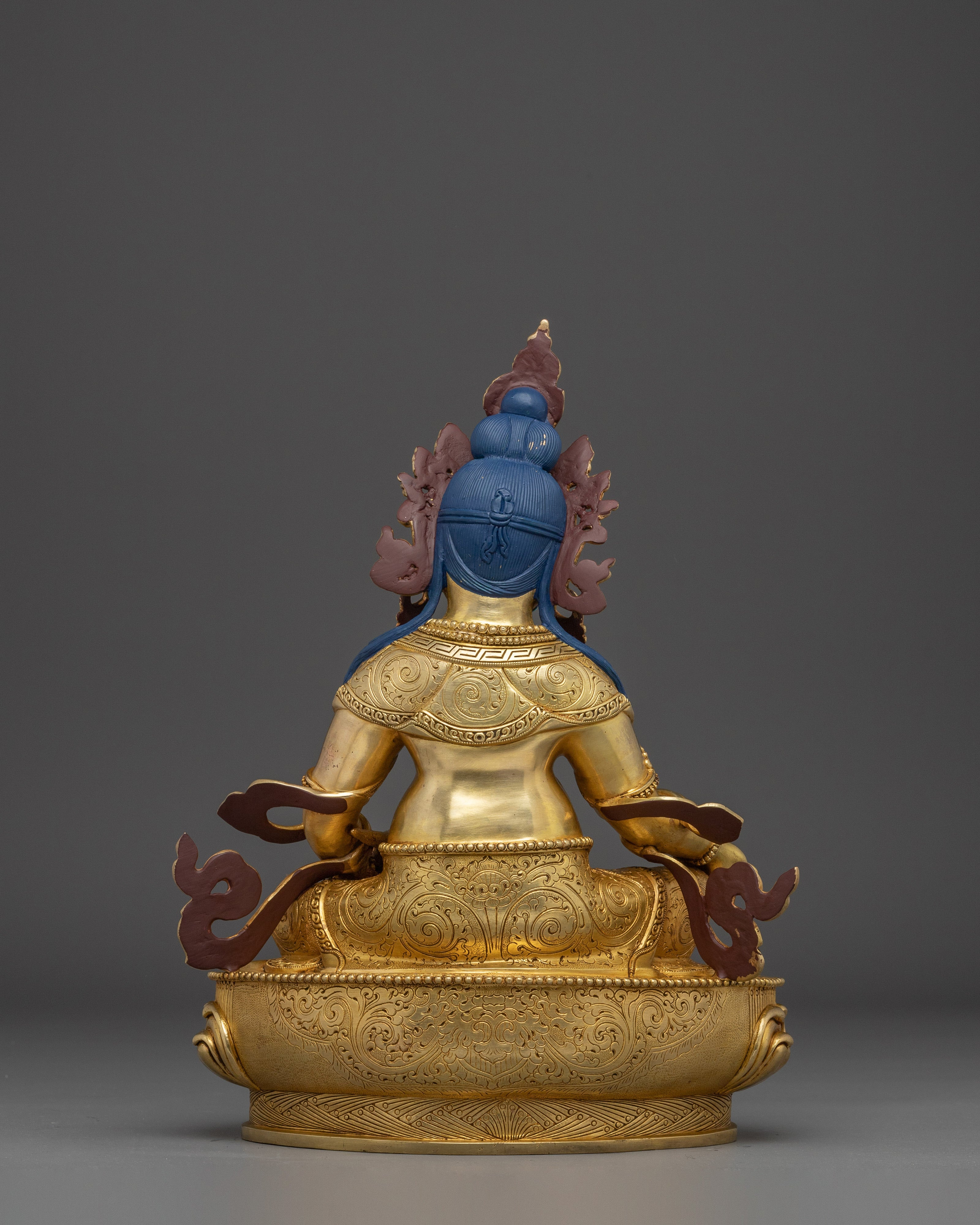 Gold Dzambhala Wealth and Prosperity Statue | A Perfect Symbol of Decor