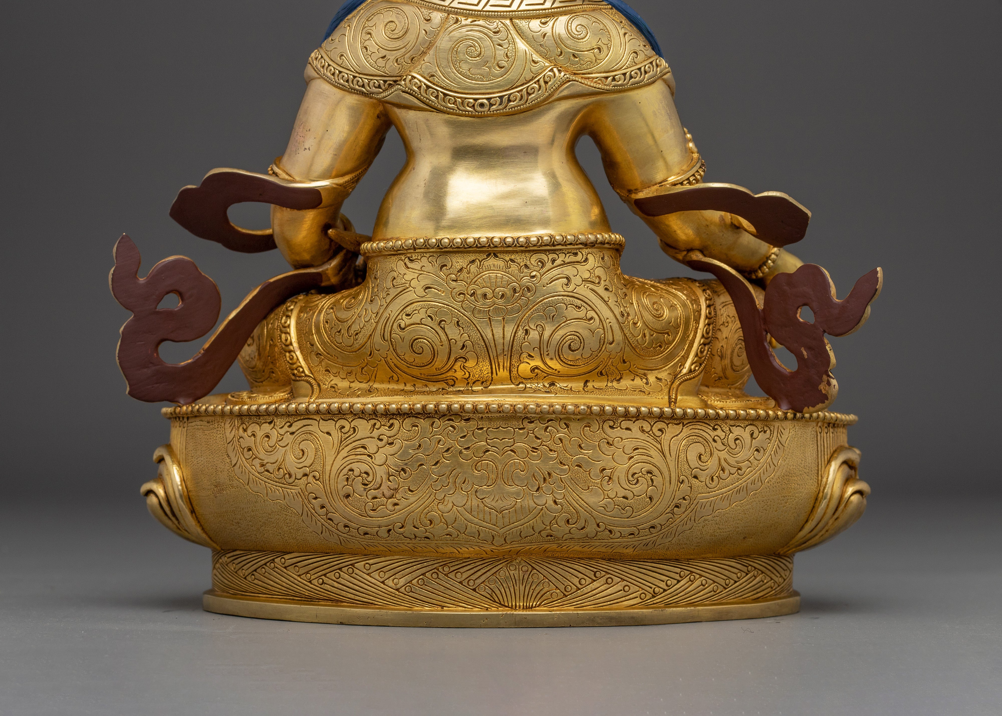 Gold Dzambhala Wealth and Prosperity Statue | A Perfect Symbol of Decor