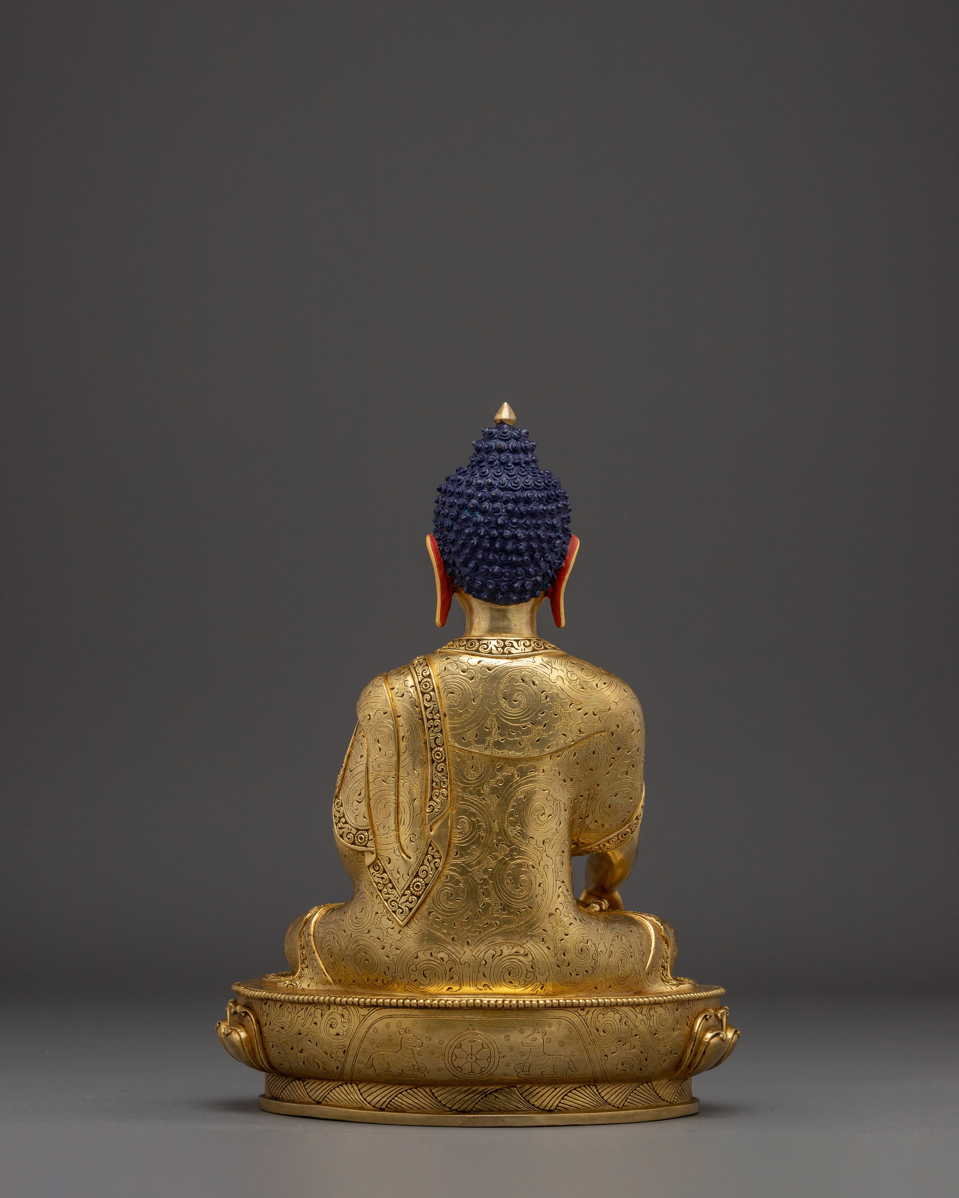 Shakyamuni Buddha 24K Gold Statue | Spiritual Growth for your Meditation Space