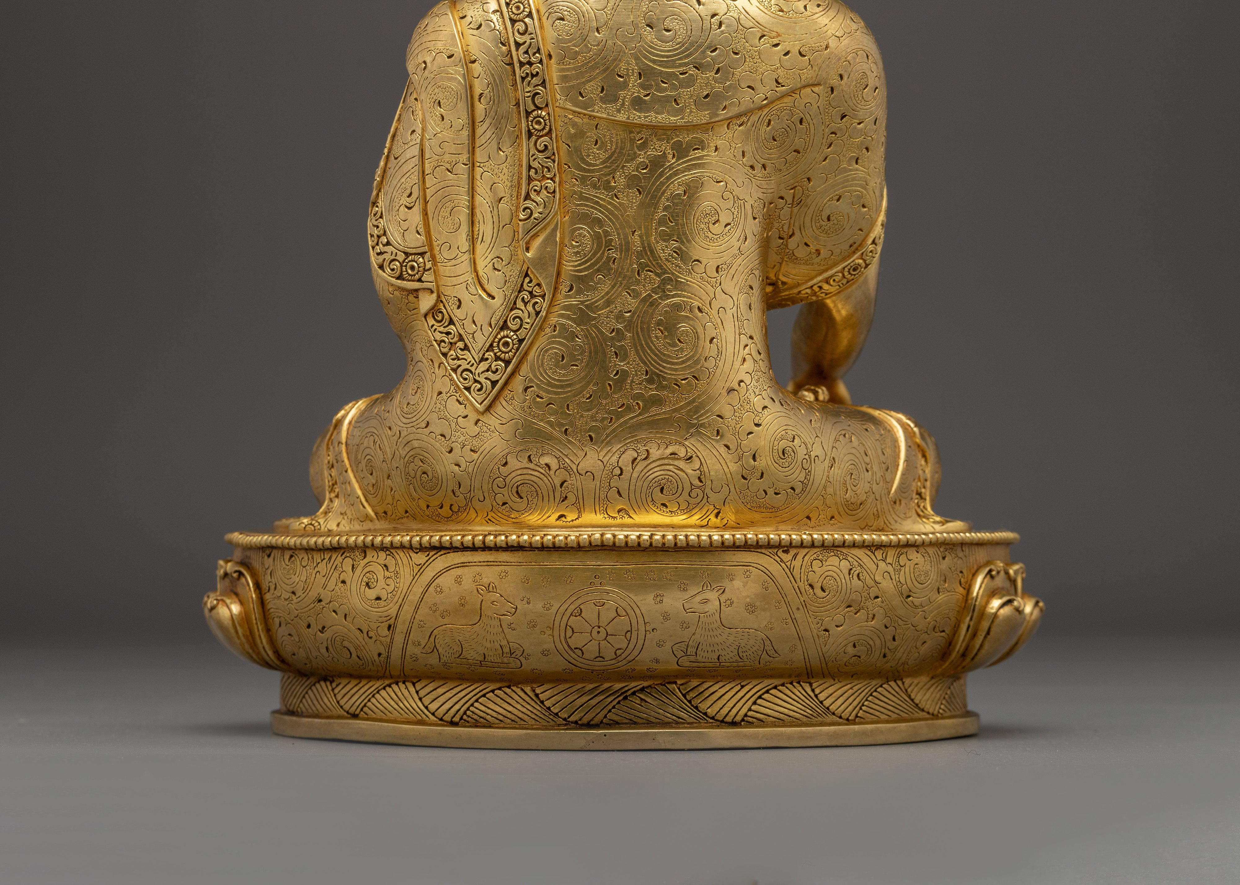 Shakyamuni Buddha 24K Gold Statue | Spiritual Growth for your Meditation Space