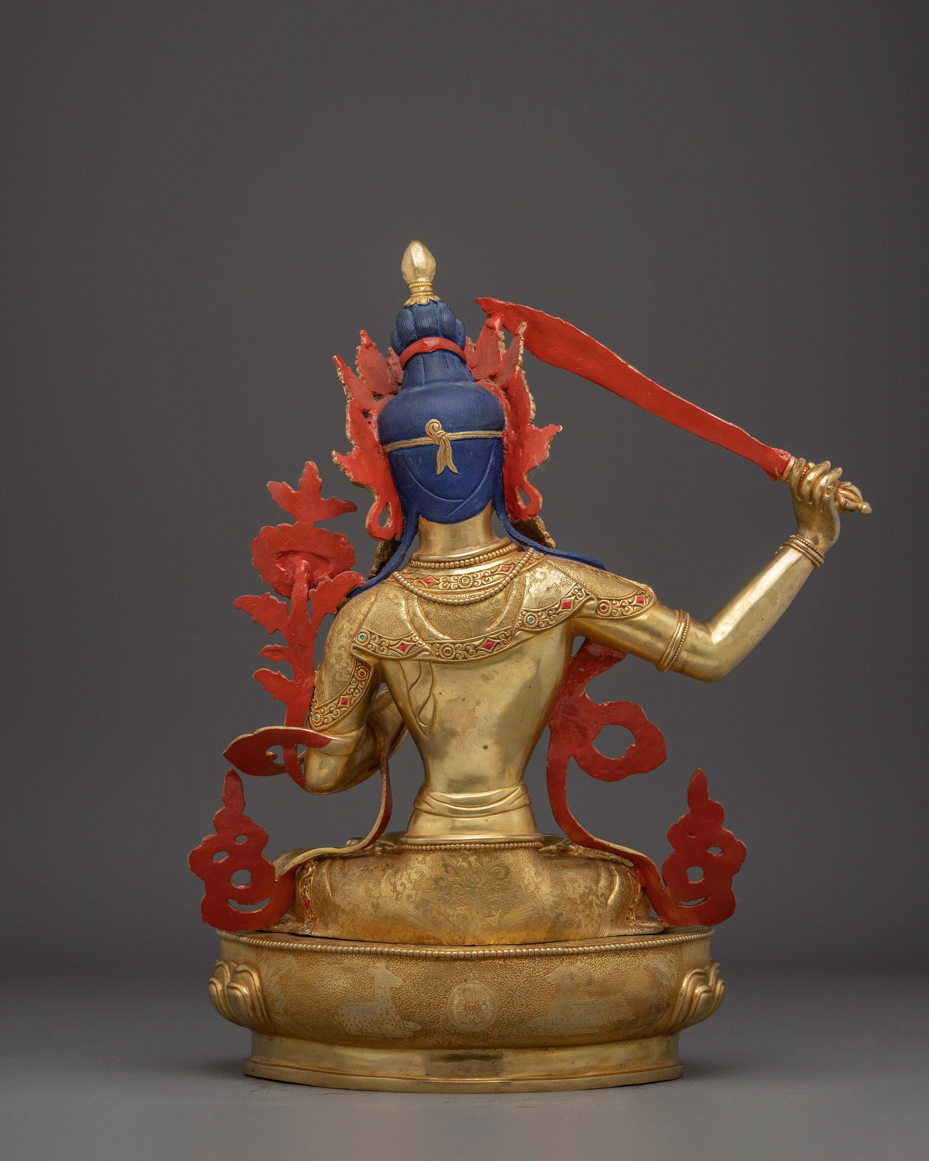 Manjushri, Sword of Wisdom Deity | Handcrafted Nepali Art