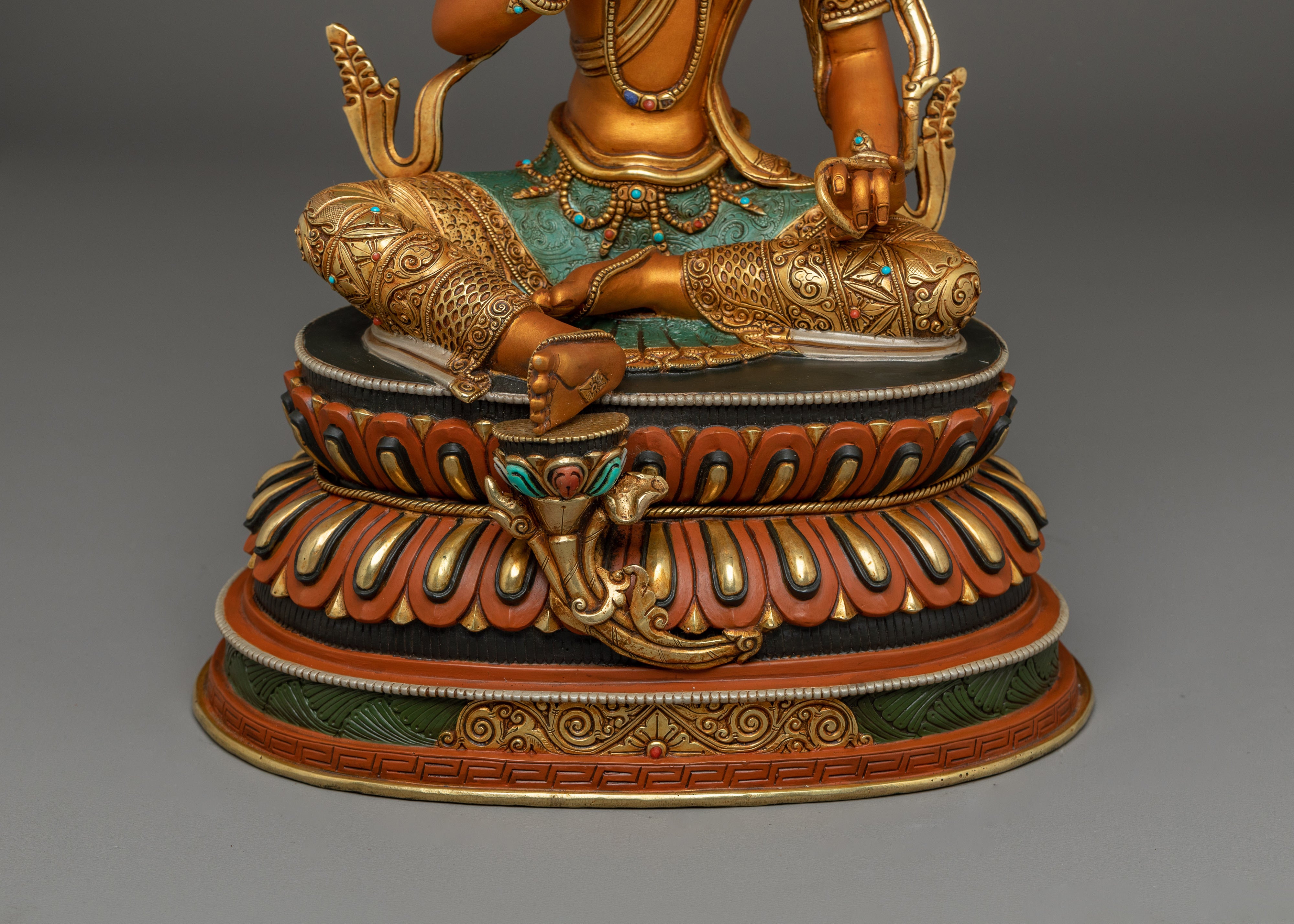 Manjushri, Enlightened Mind | Nepali Handcrafted Statue