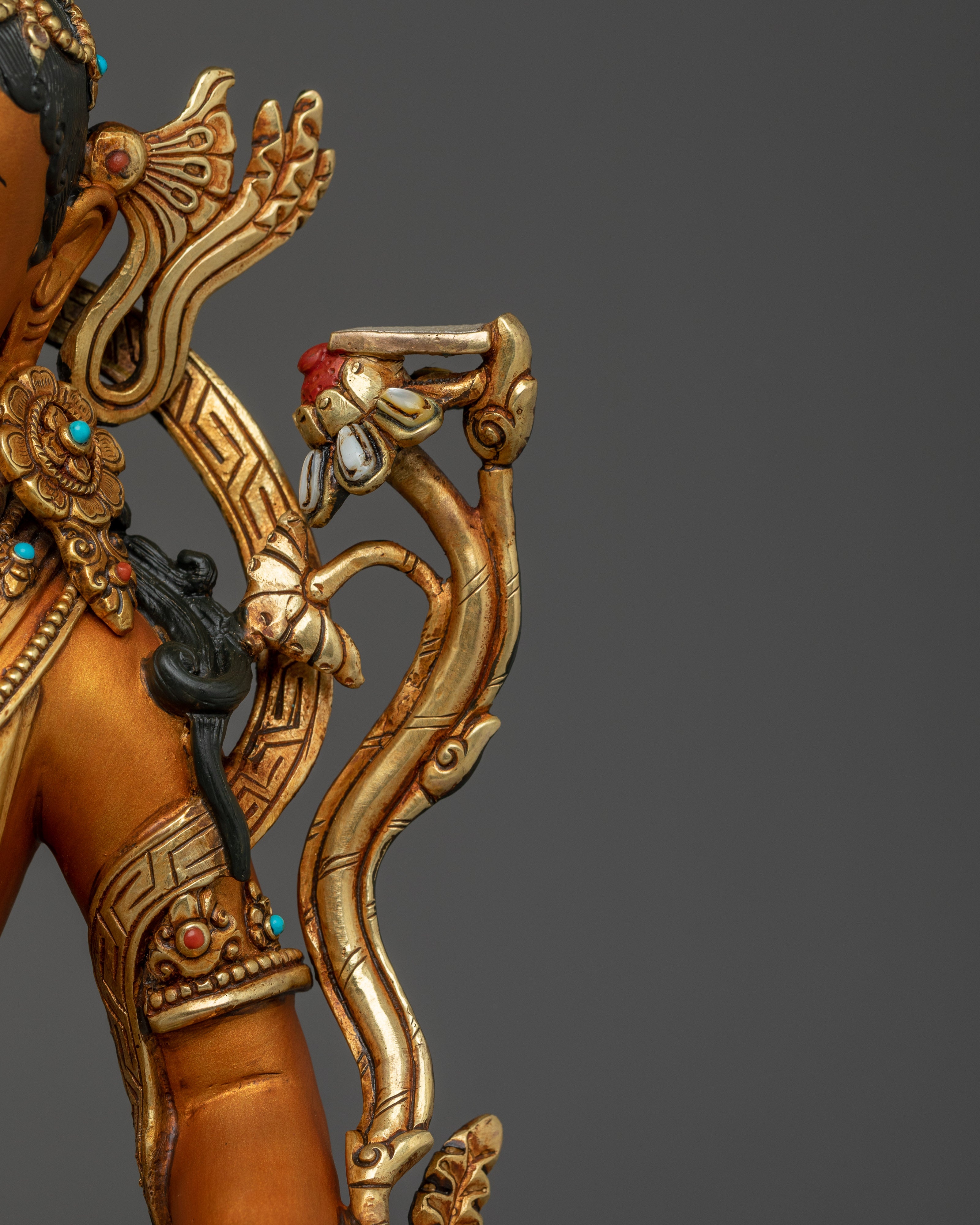 Manjushri, Enlightened Mind | Nepali Handcrafted Statue