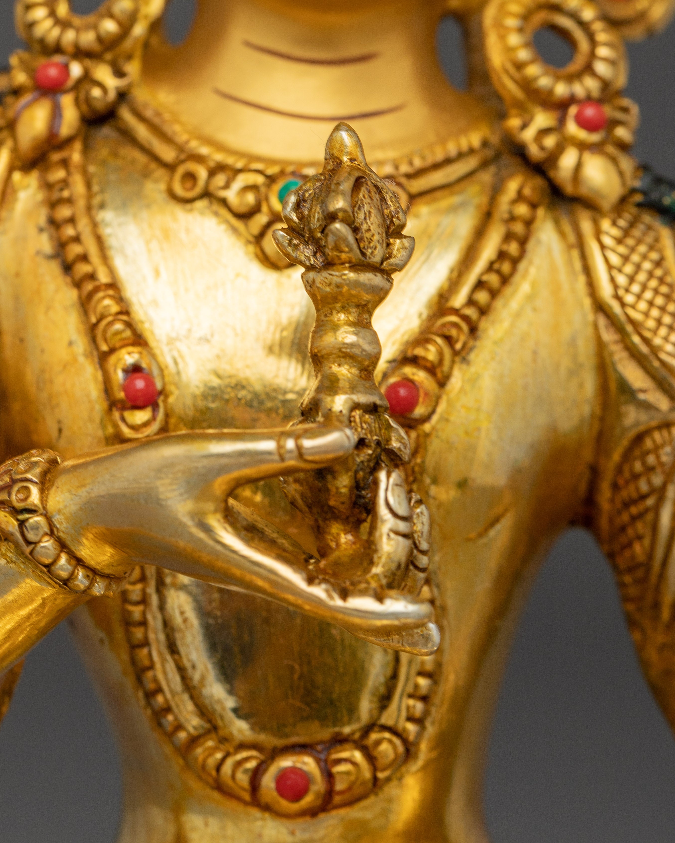 Gold Gilded Vajrasattva | Tantric Deity of Purification