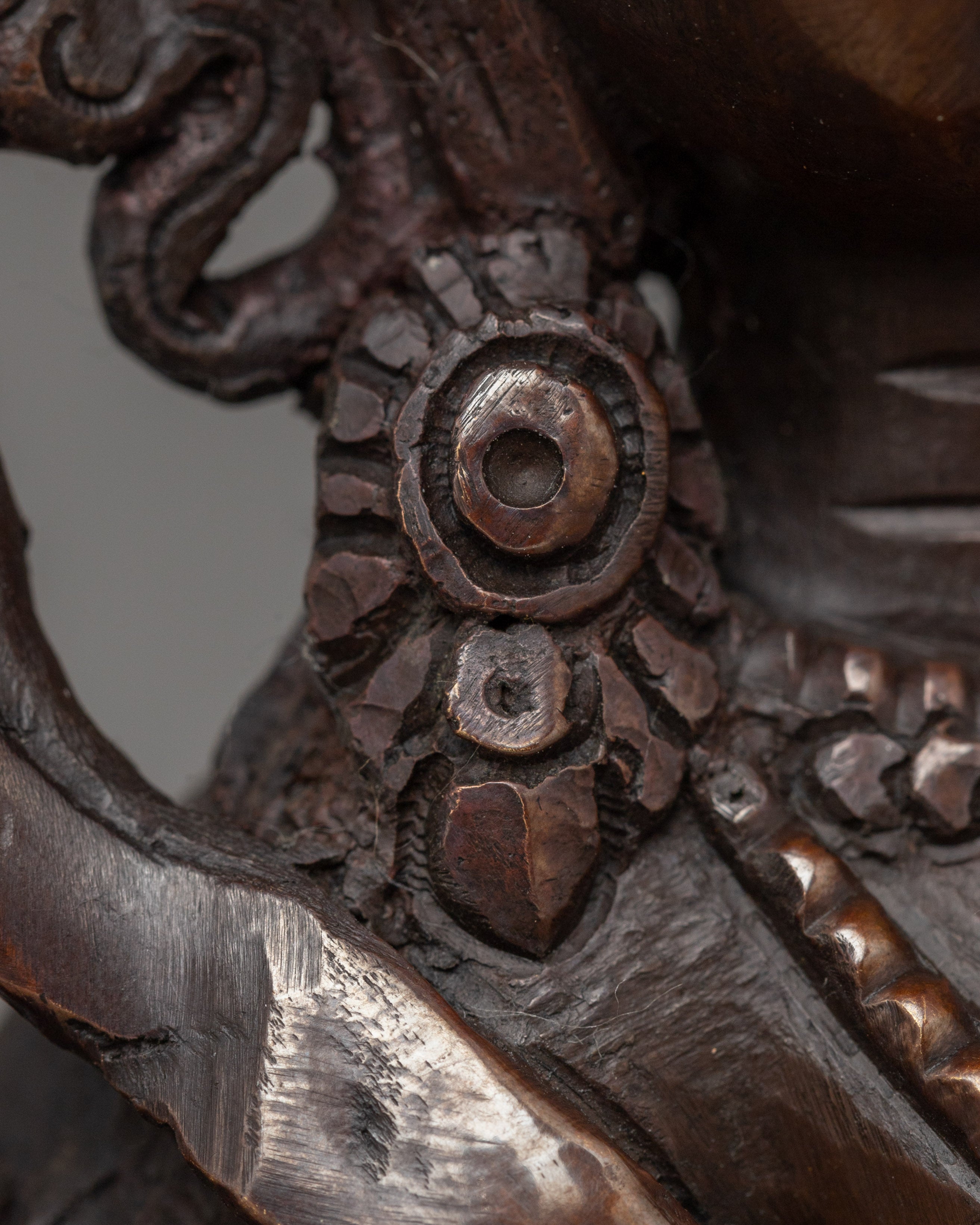 Saraswati Statue in Oxidized Copper | Symbol of Wisdom and Creativity