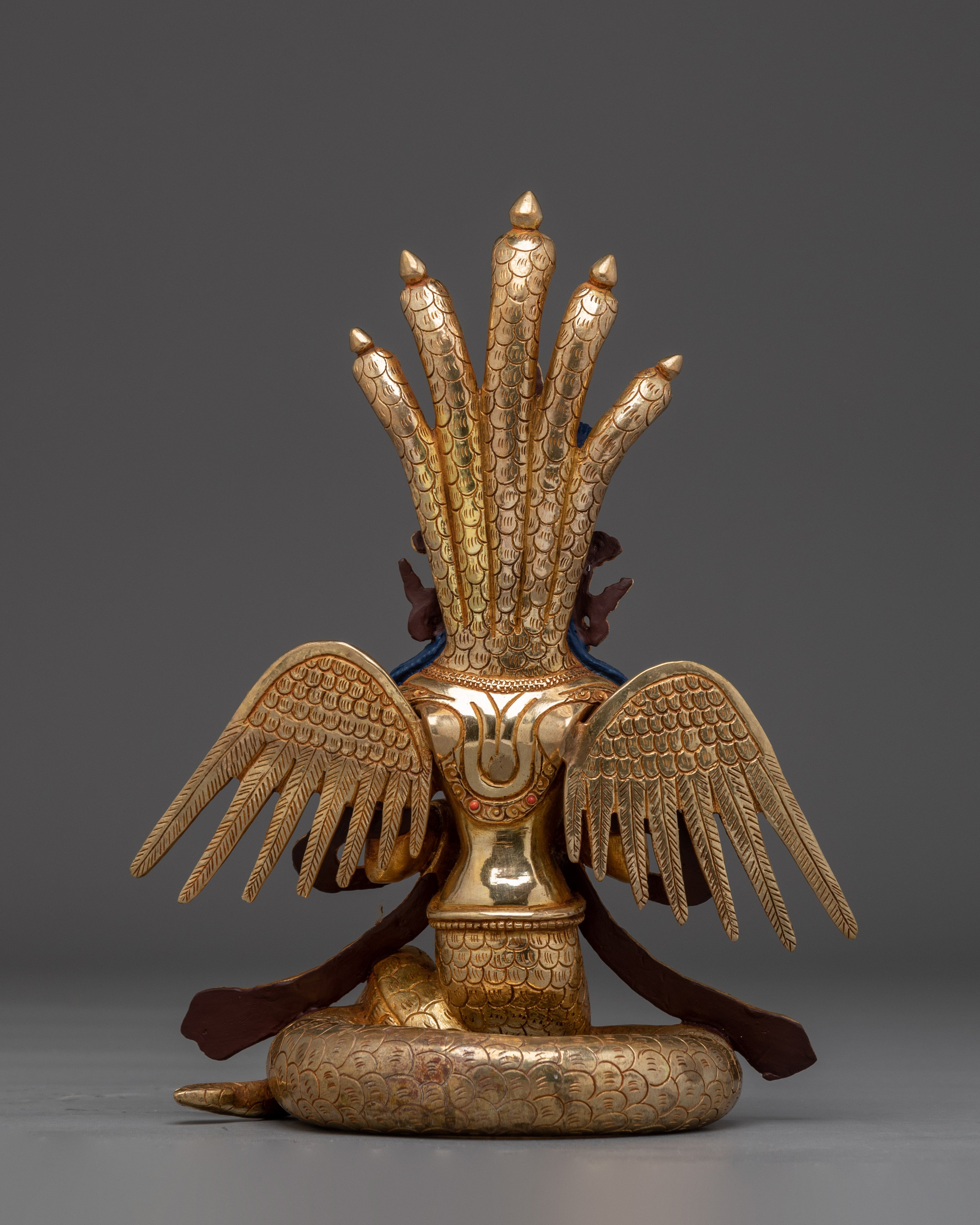 Handmade Nagakanya Statue: Protector of the Esoteric Teachings