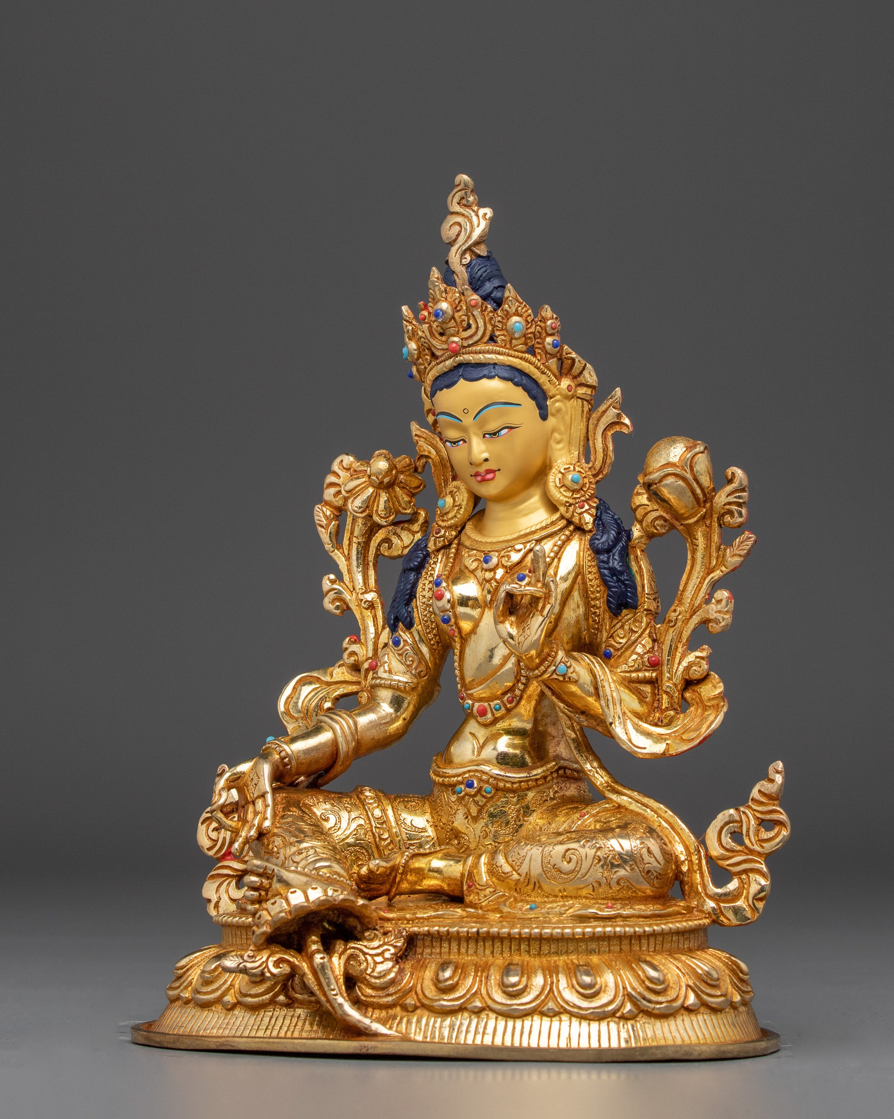 Green Tara Statue: Swift Mother of Liberation