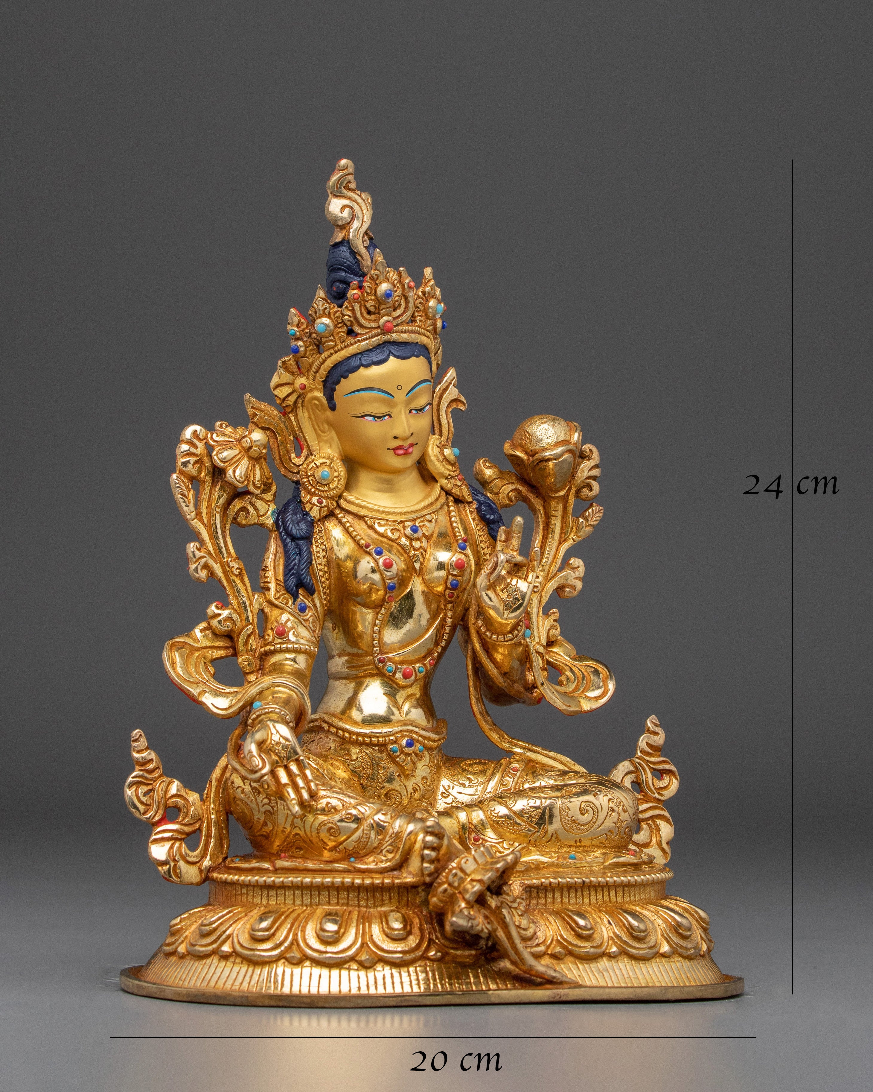Green Tara Statue: Swift Mother of Liberation