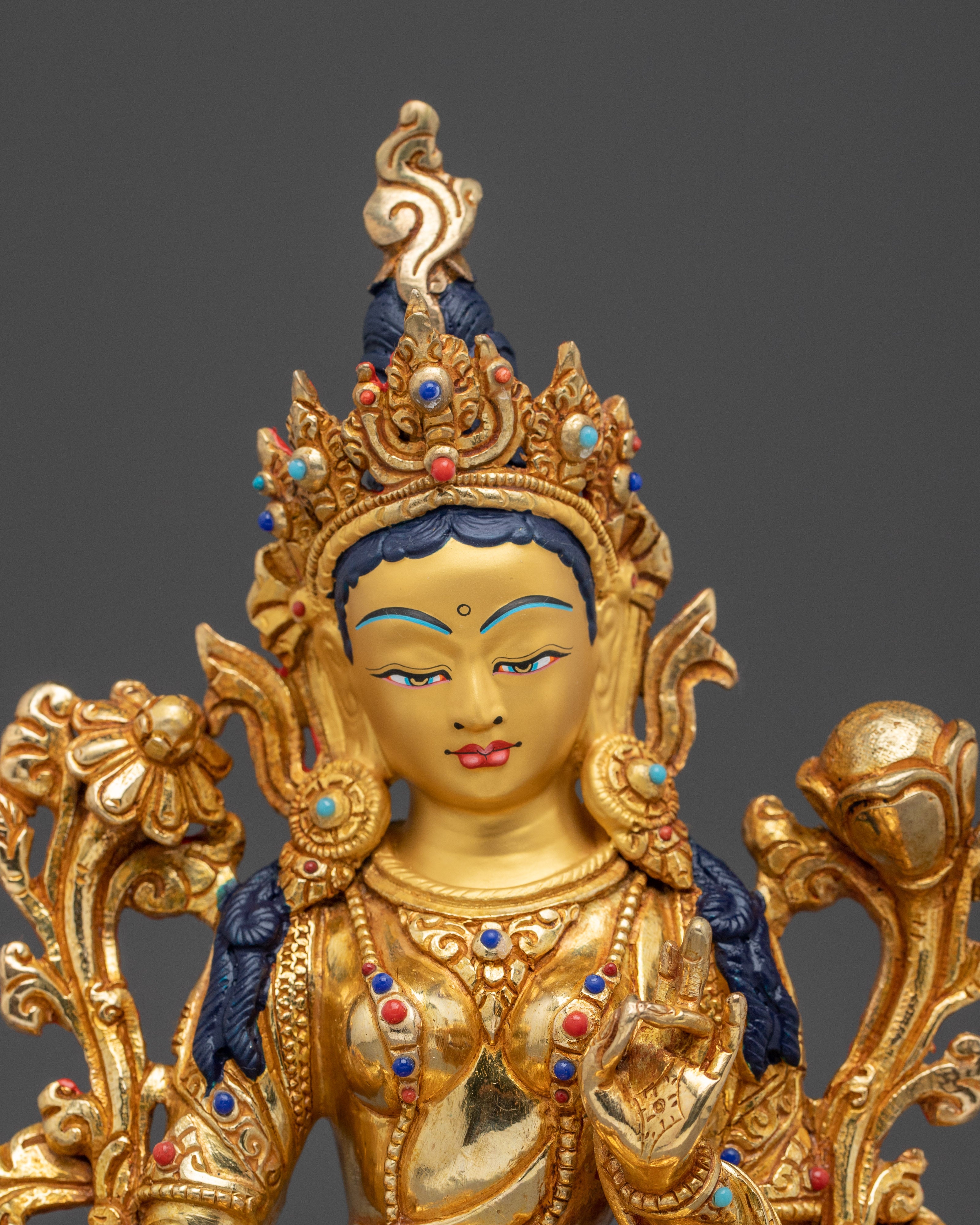 Green Tara Statue: Swift Mother of Liberation