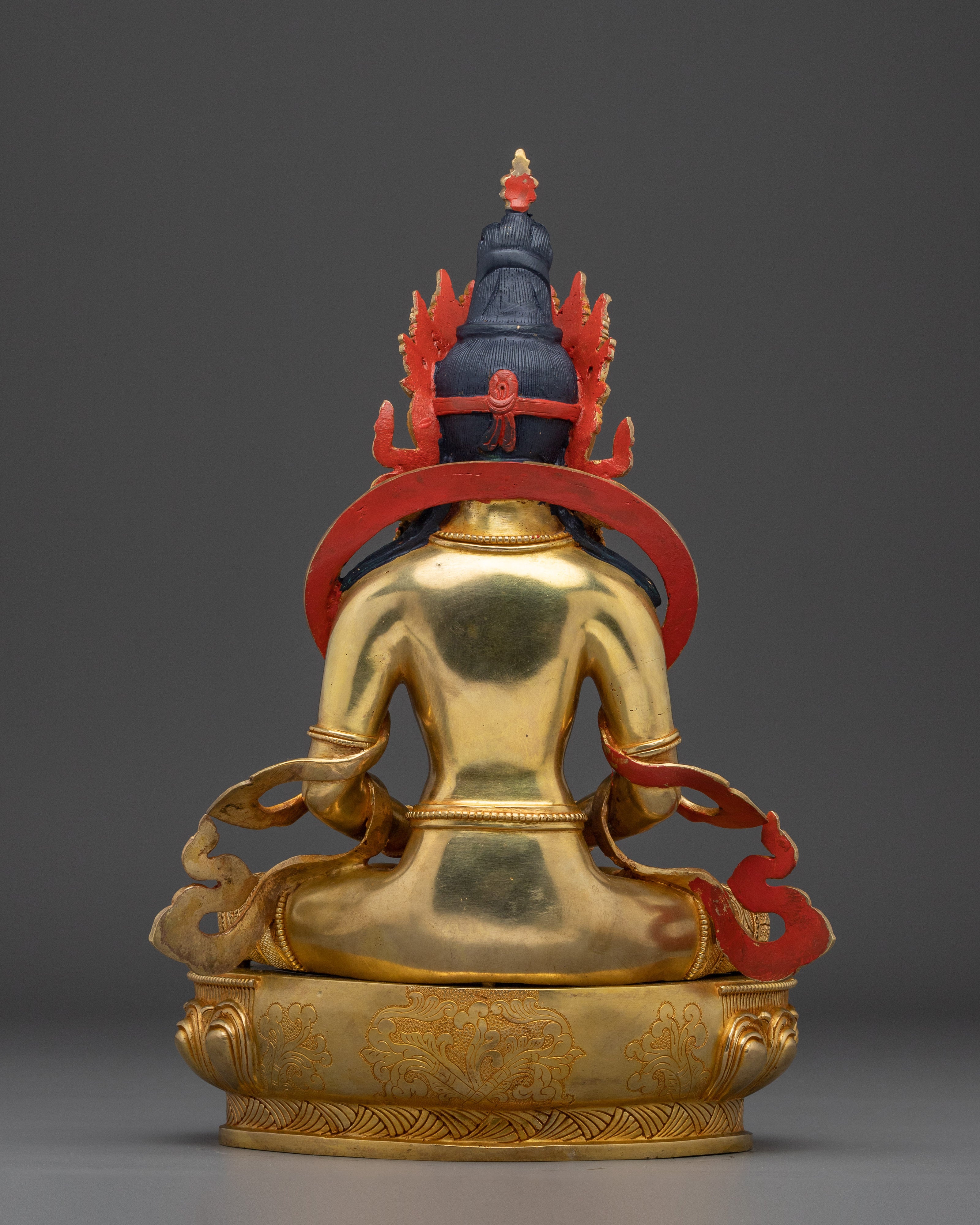 Golden Amitayus Statue for Spirituality