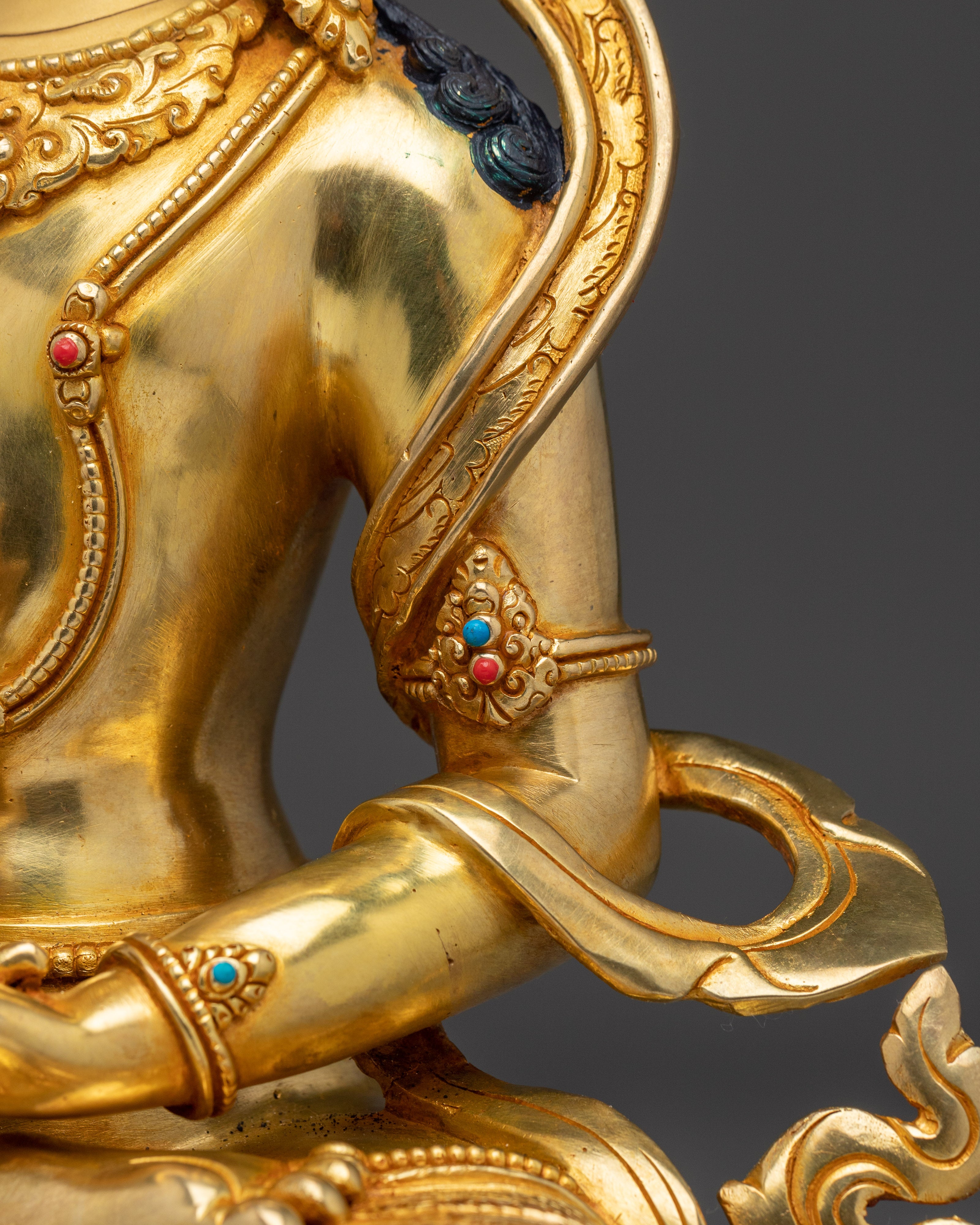 Golden Amitayus Statue for Spirituality