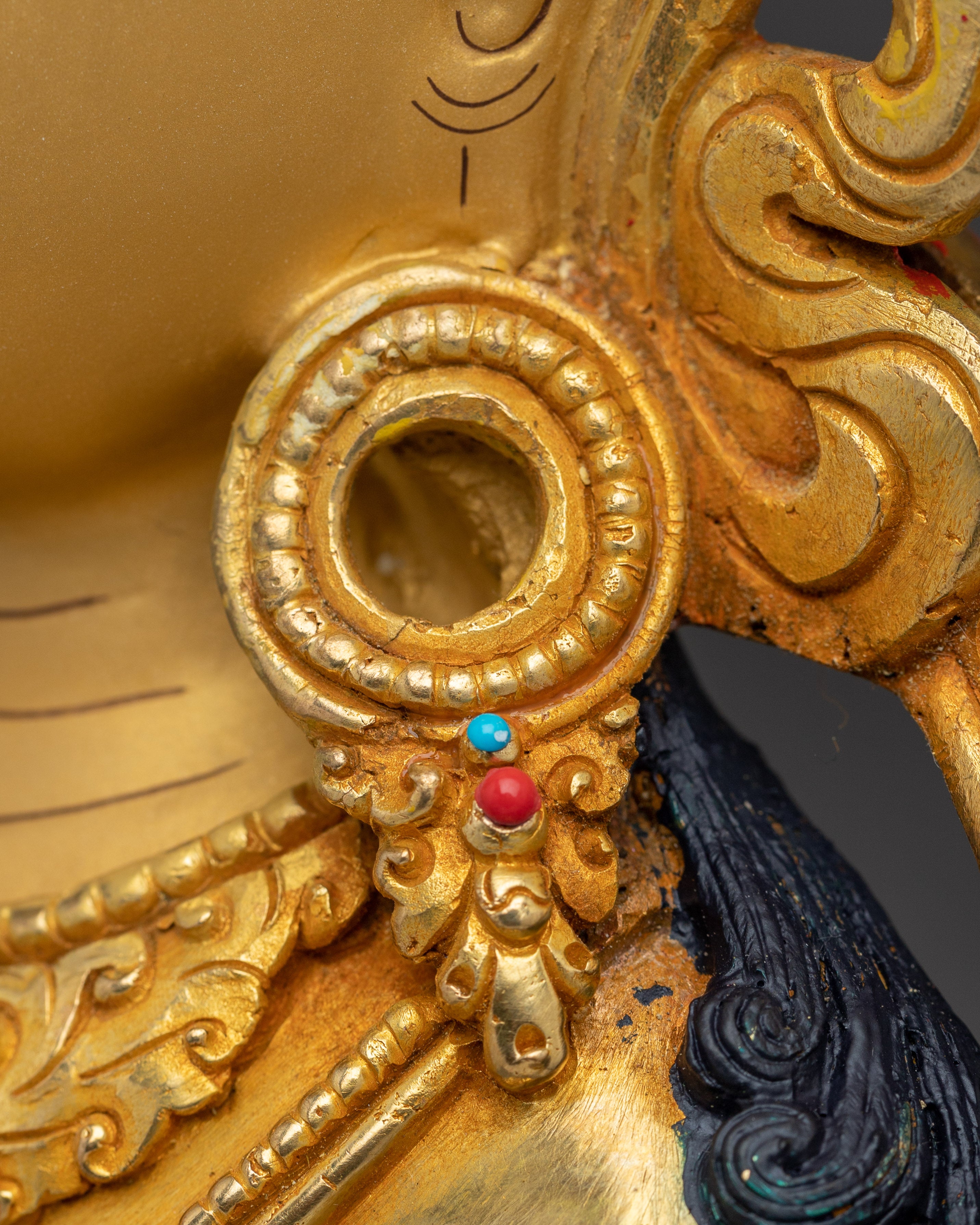 Golden Amitayus Statue for Spirituality