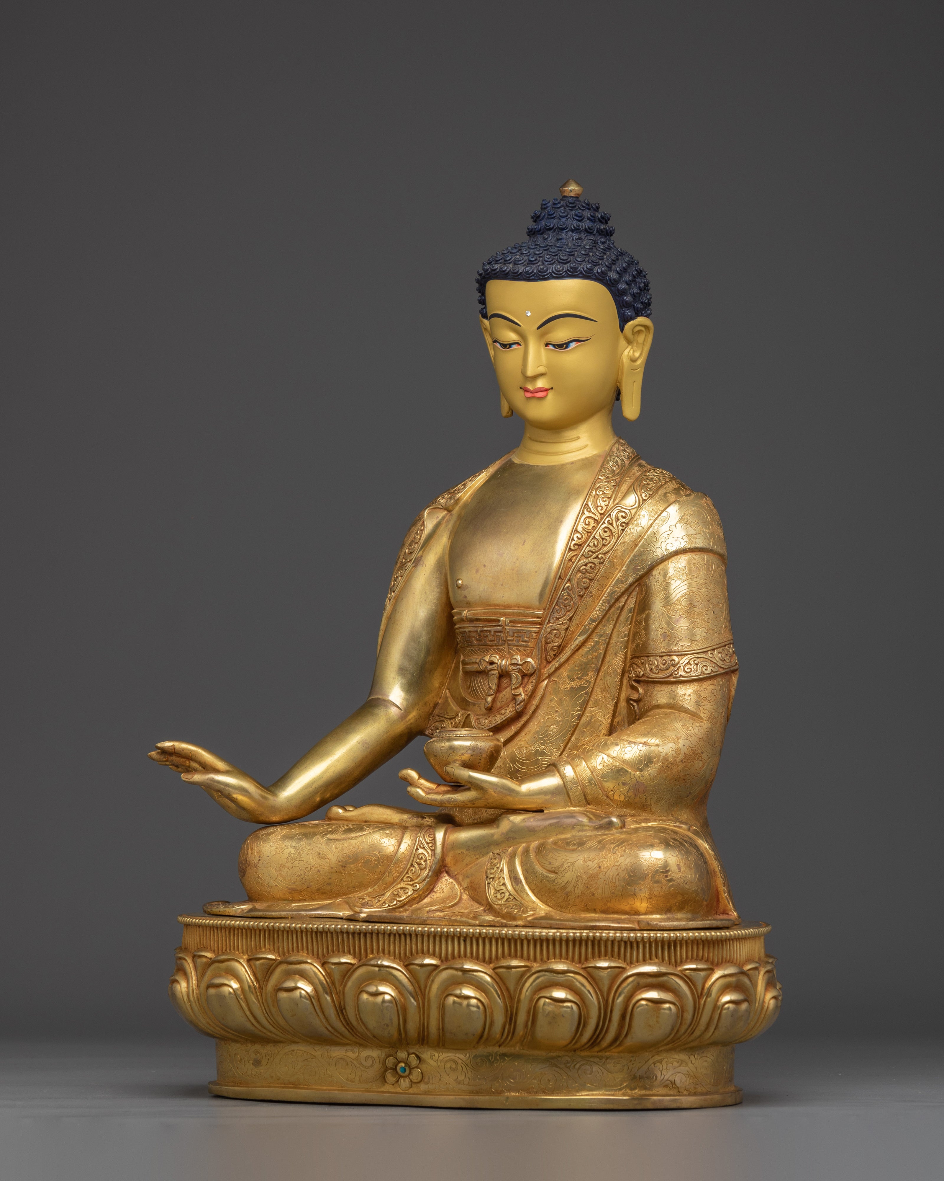 Suparakirtita Namashri Buddha Copper Statue