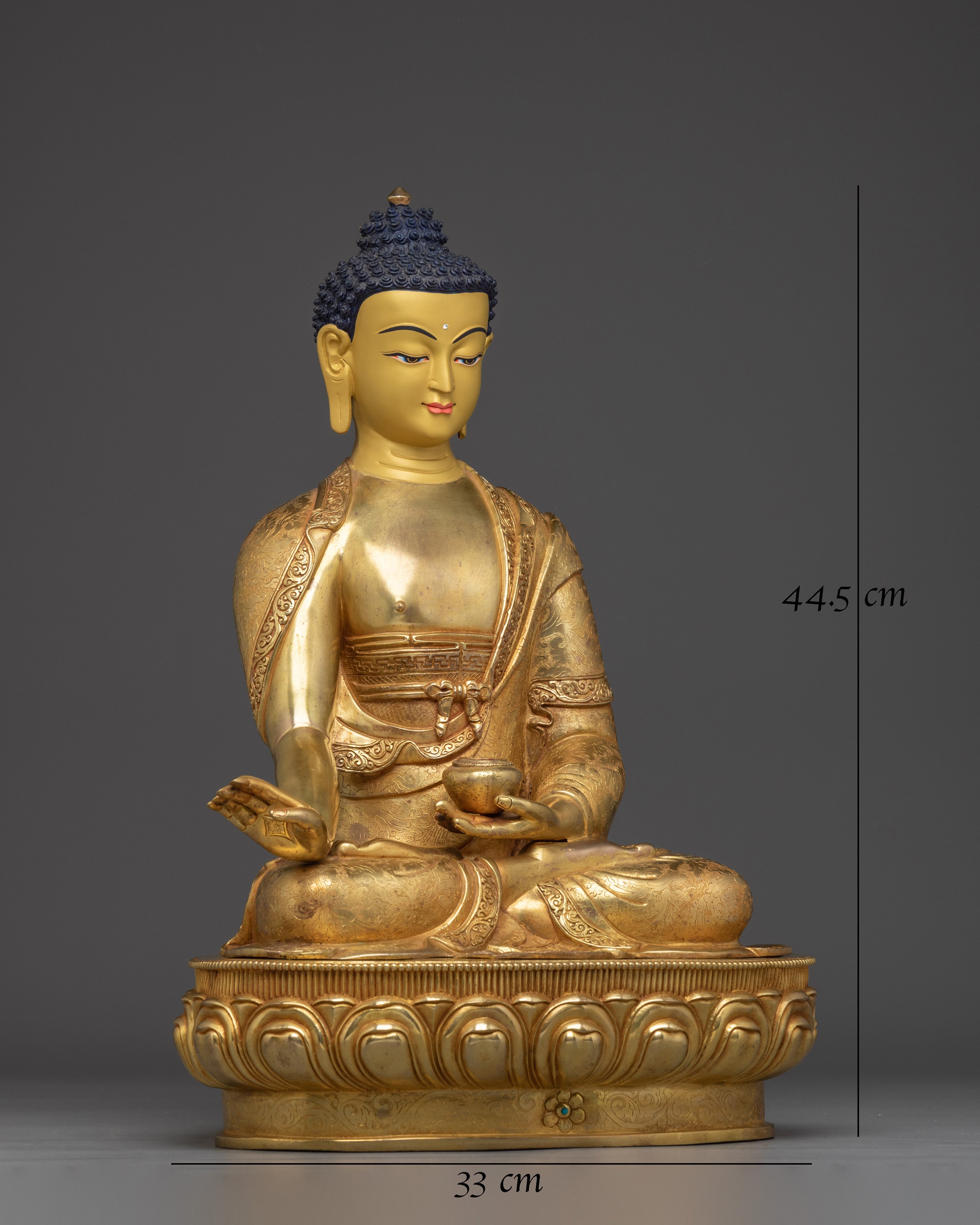 Suparakirtita Namashri Buddha Copper Statue