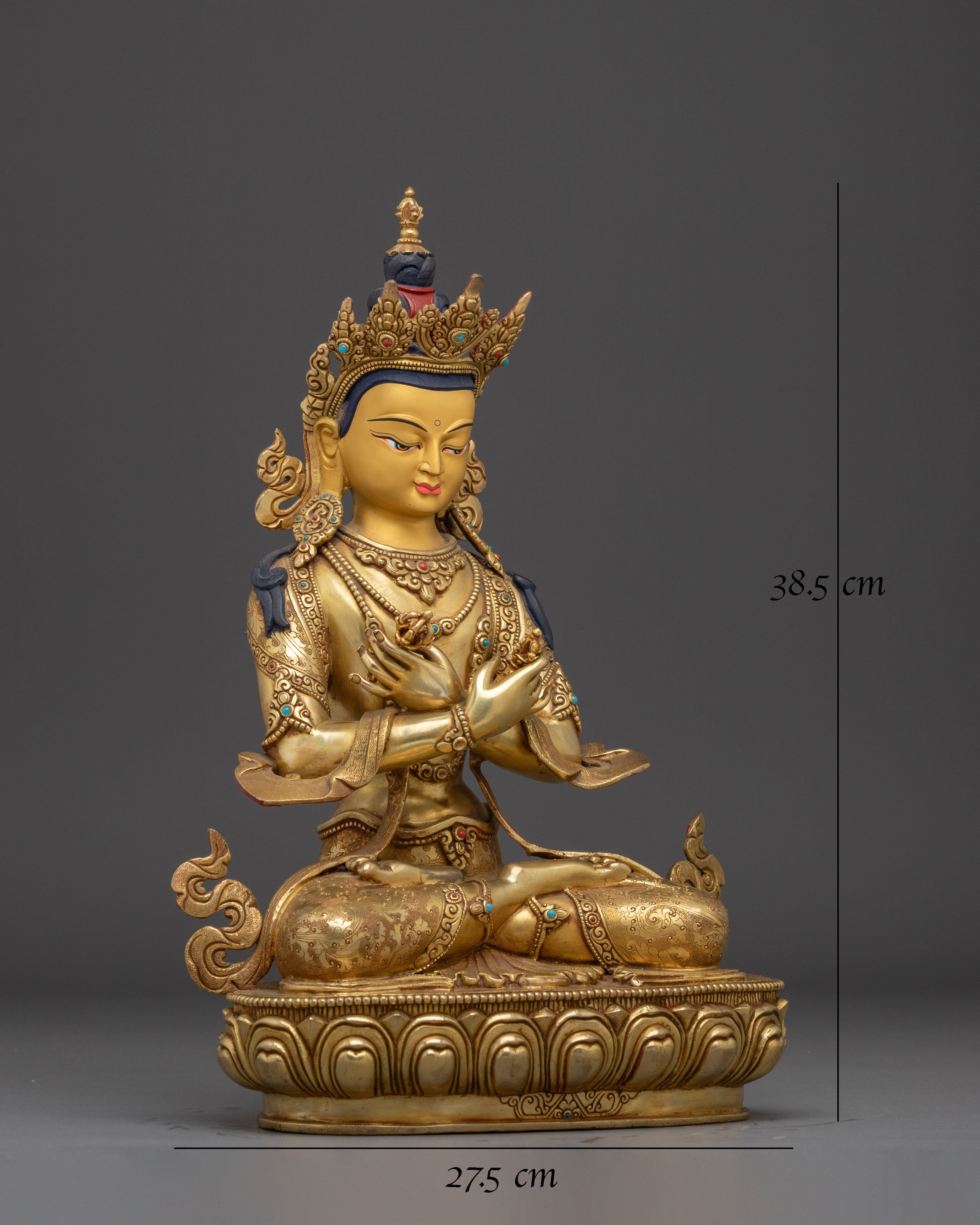 Vajradhara Statue: Vajrayana Buddhism Buddha