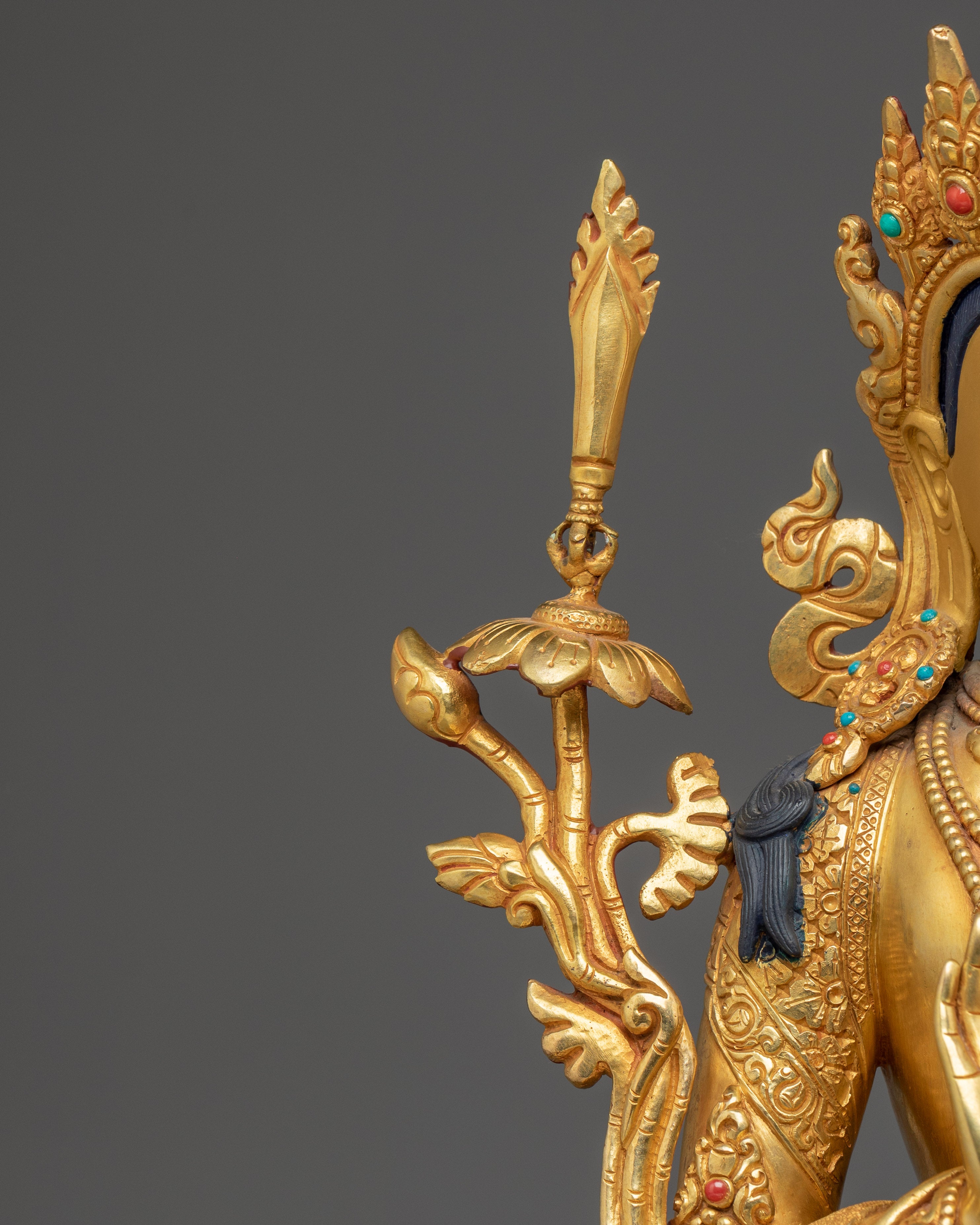 Manjushri in Throne | Bodhisattva of Wisdom