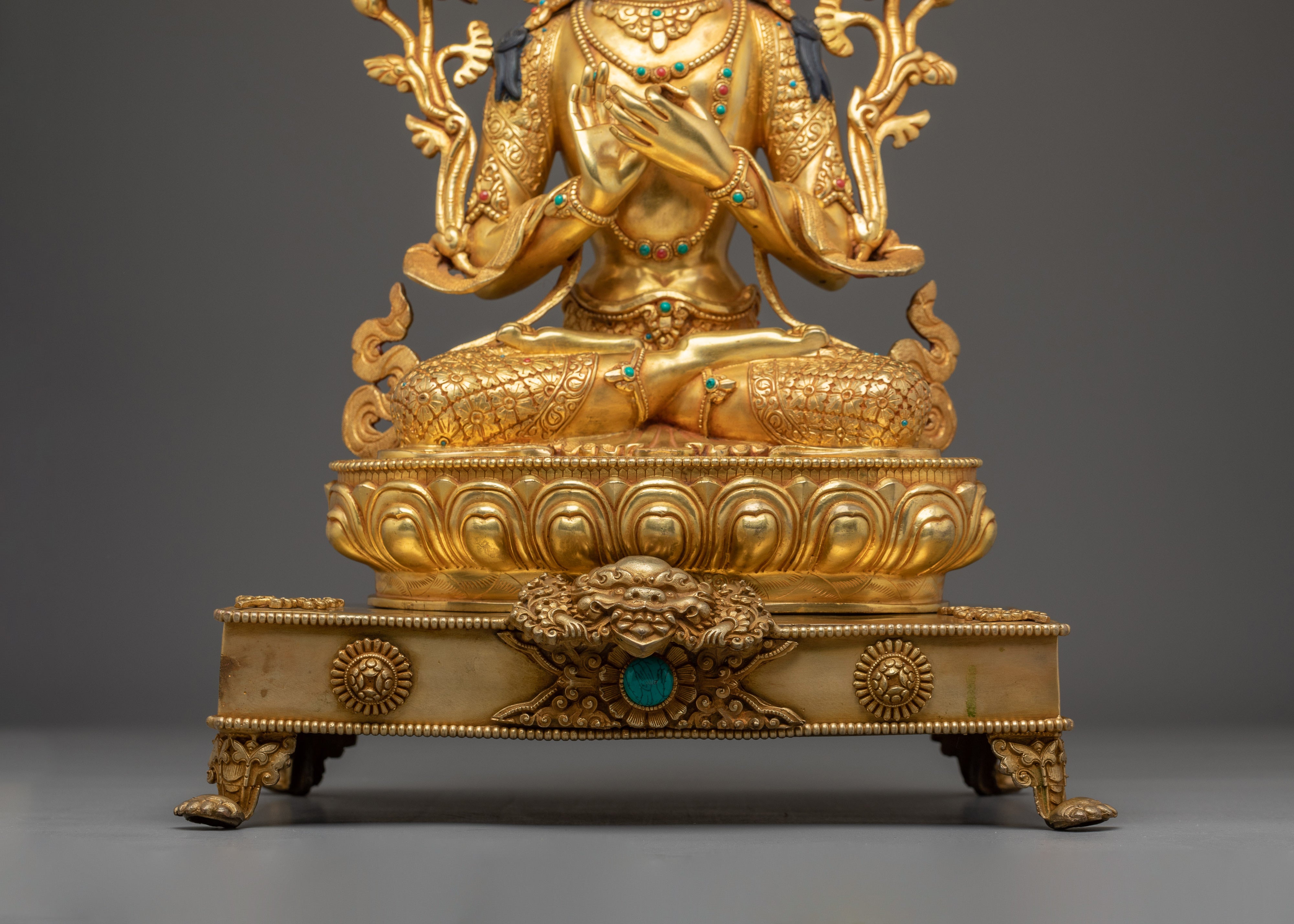 Manjushri in Throne | Bodhisattva of Wisdom