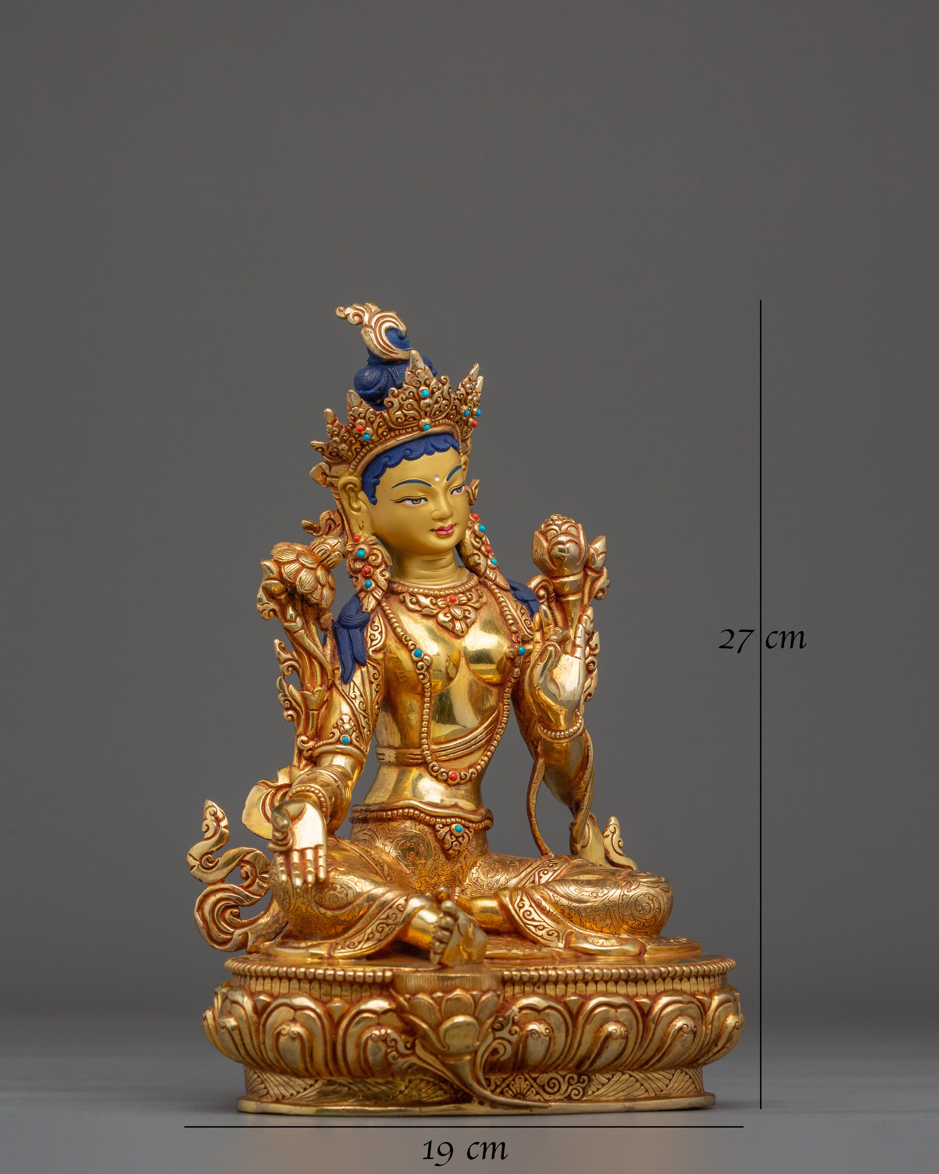 Goddess Green Tara Icon Art