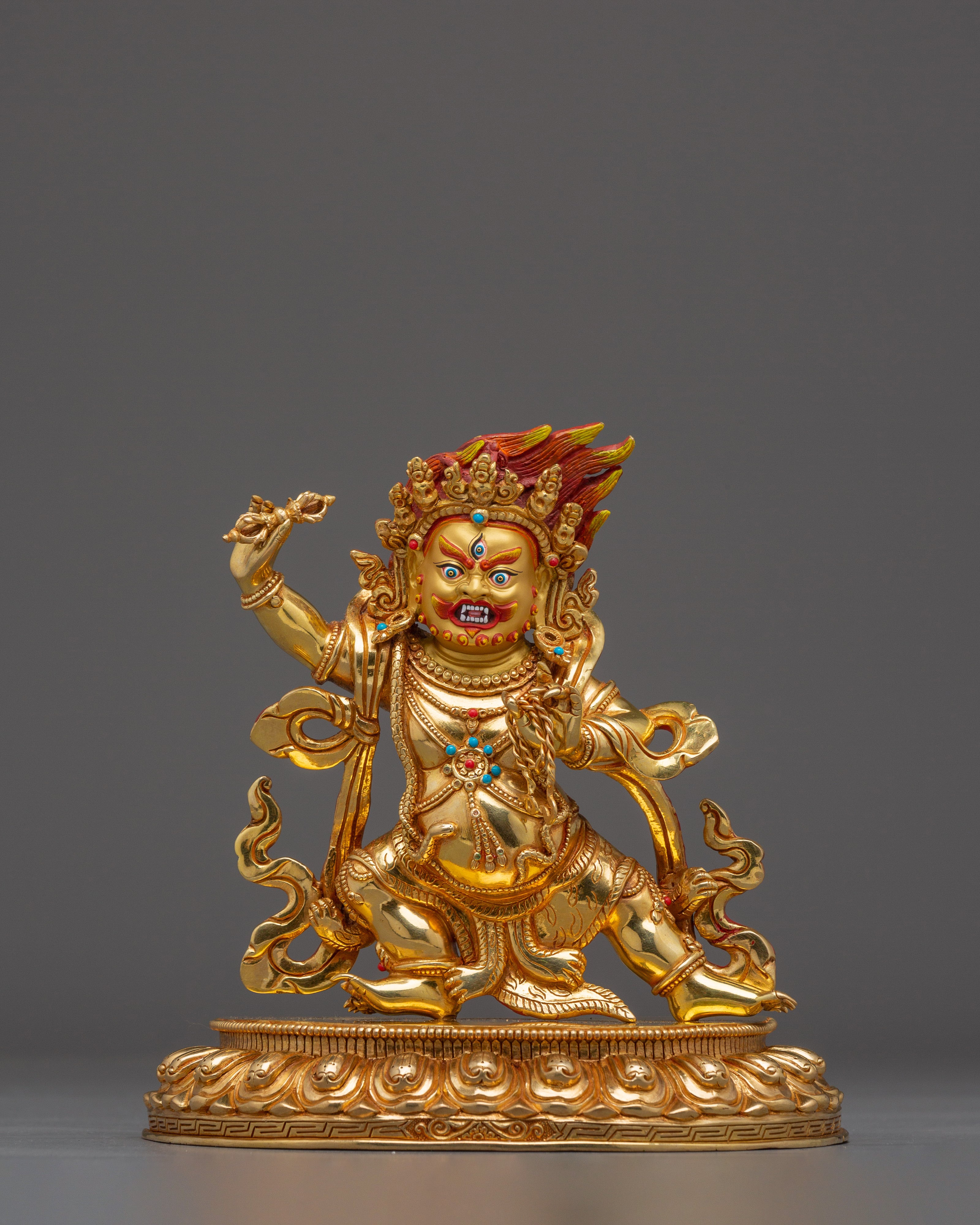 Wrathful Deity Vajrapani Art | Vajrayana Protector