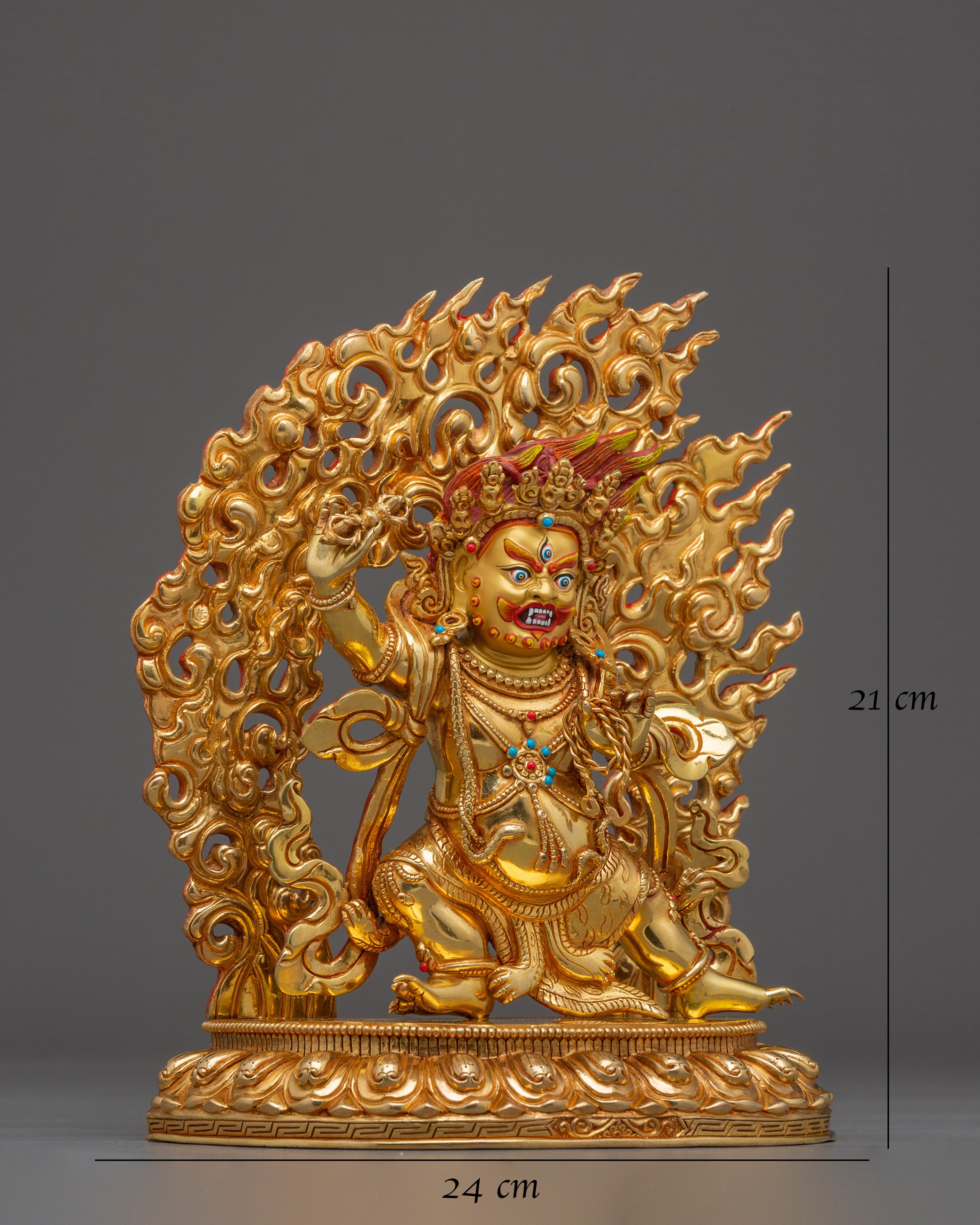 Wrathful Deity Vajrapani Art