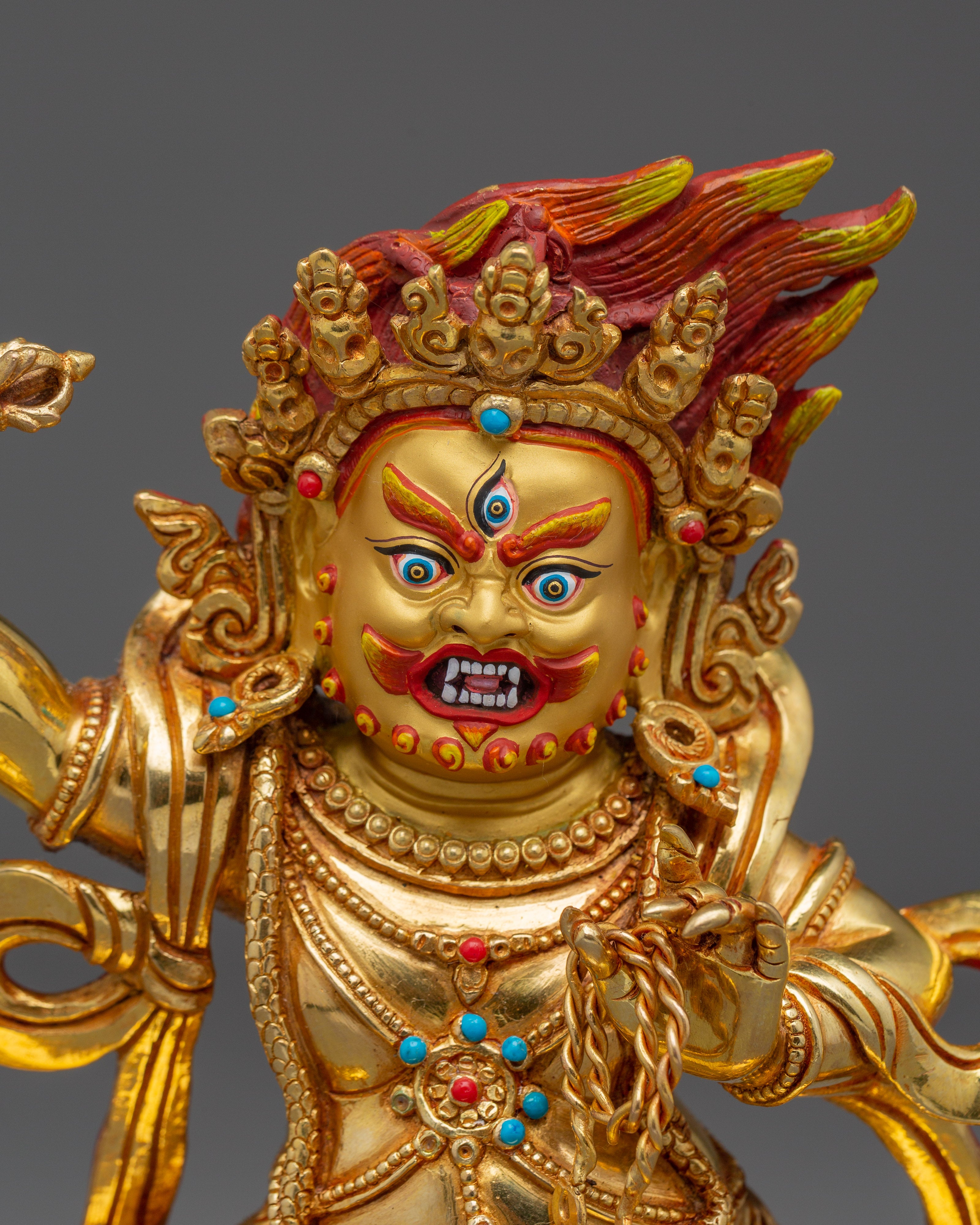 Wrathful Deity Vajrapani Art | Vajrayana Protector