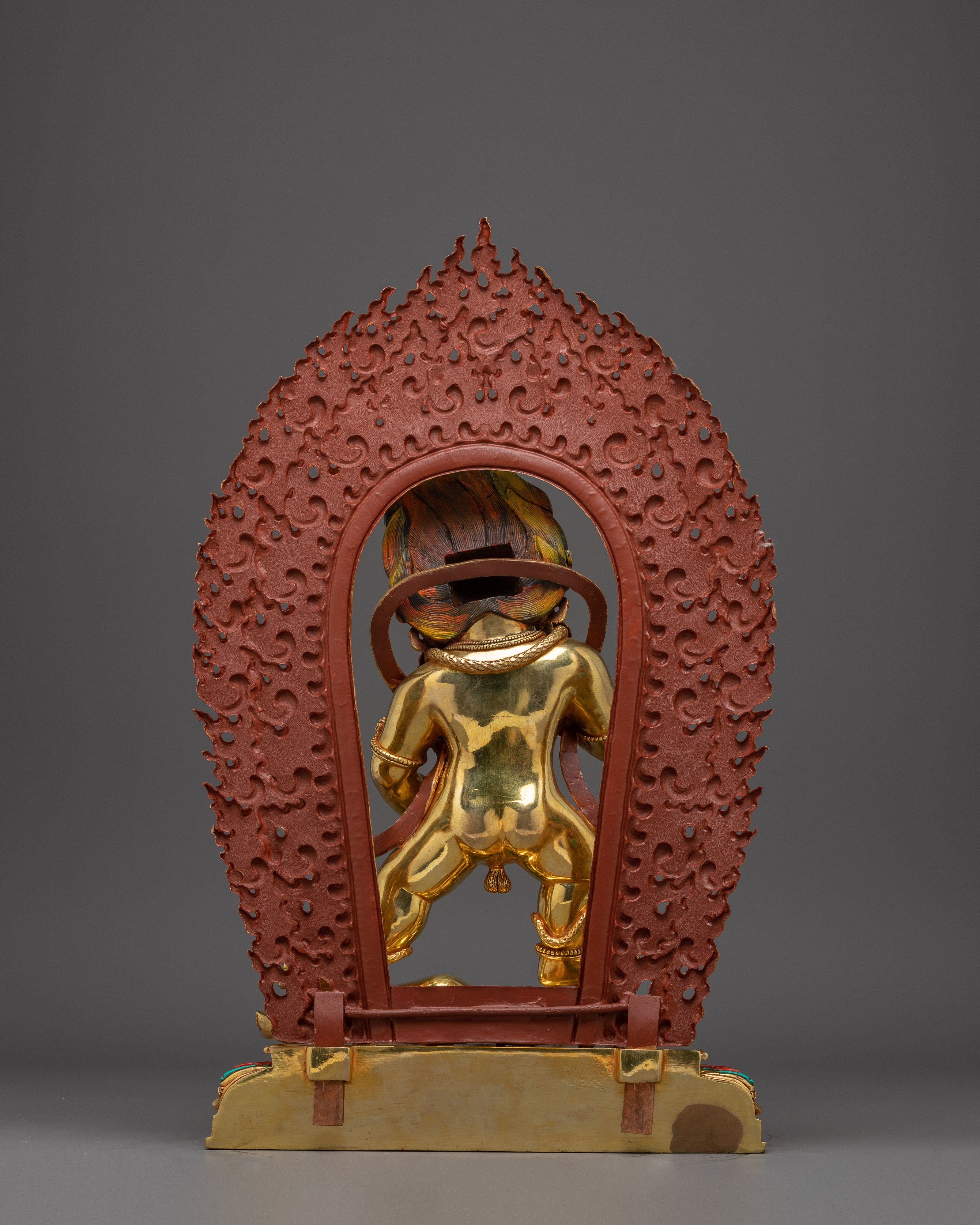 Buddhist Wealth Deity Black Dzambhala Art | Guardian of the Wealth