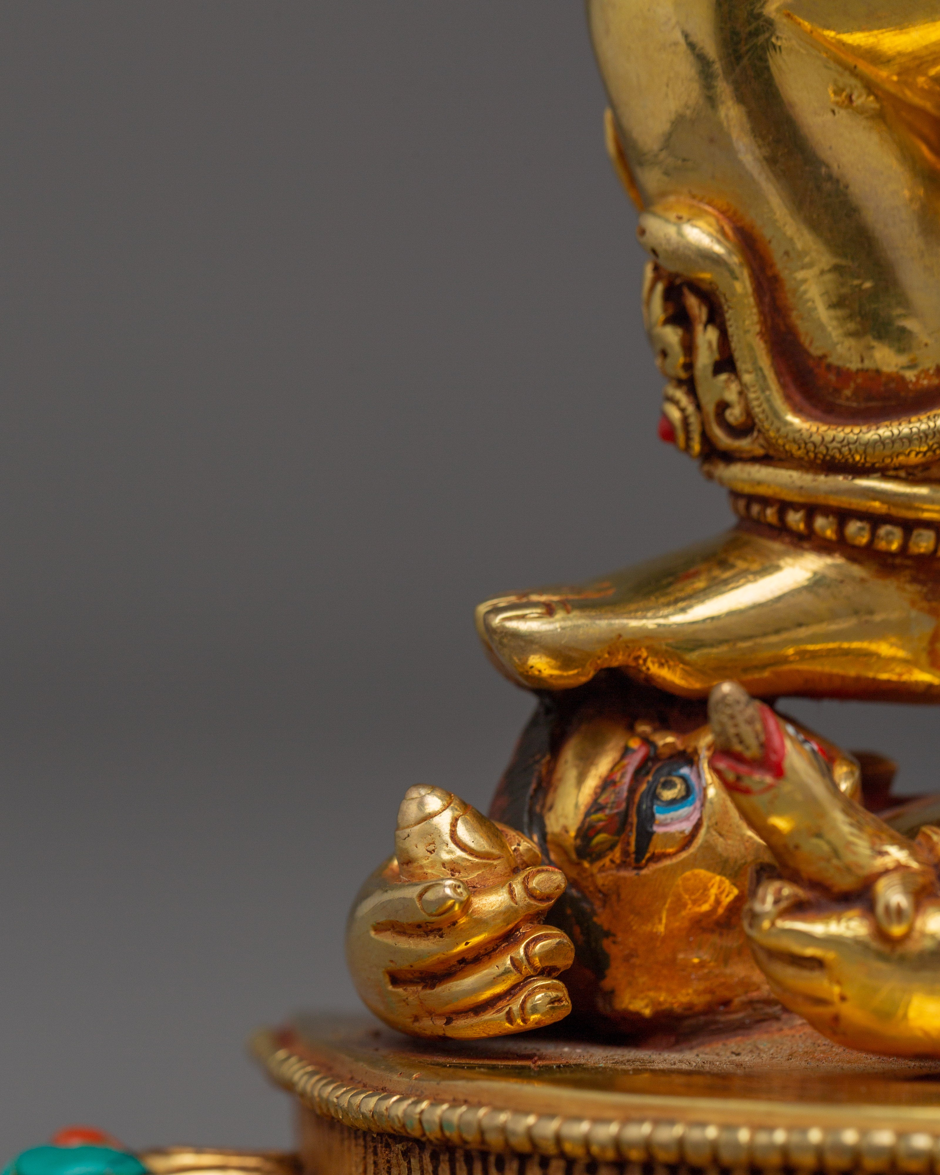 Wealth Deity Black Dzambhala Art | Guardian of the Wealth